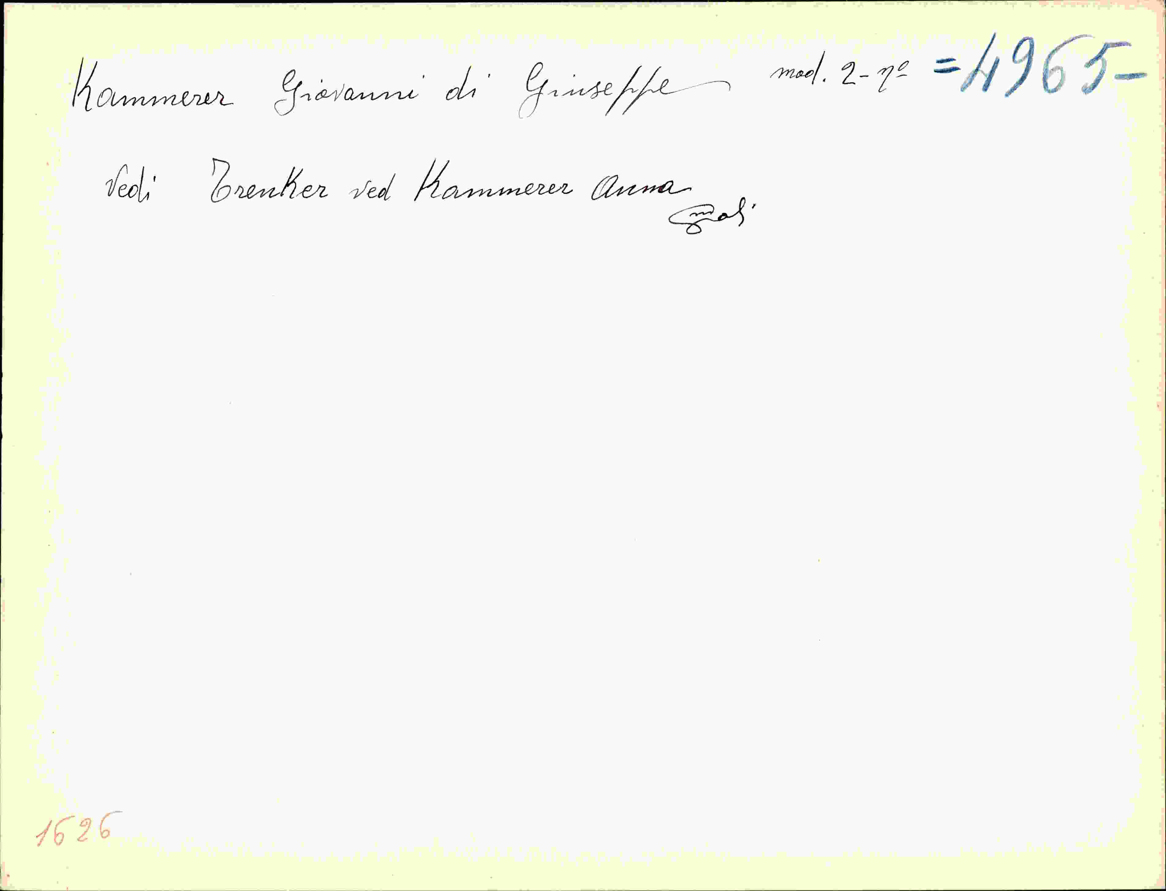Vorderseite des Dokuments