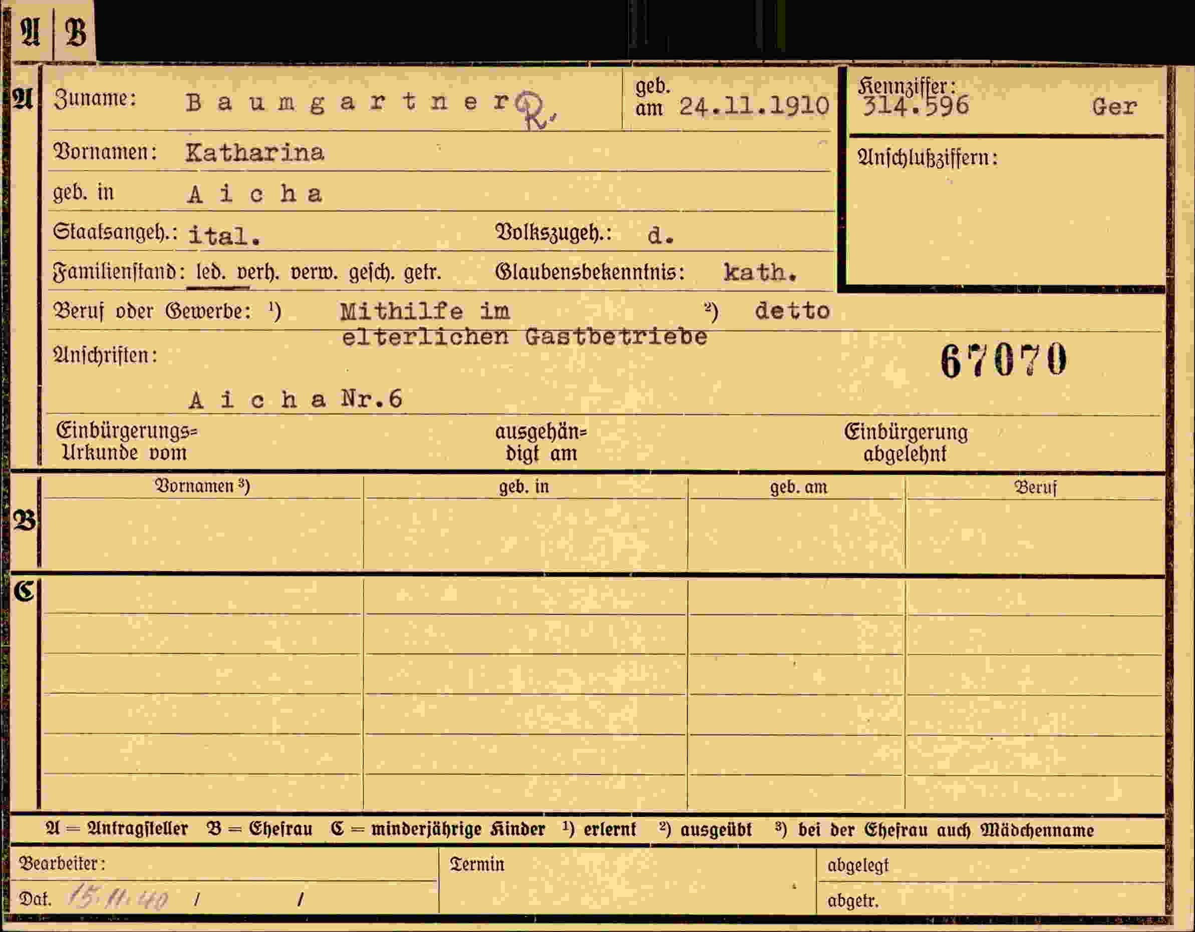 Dokument für Katharina Baumgartner