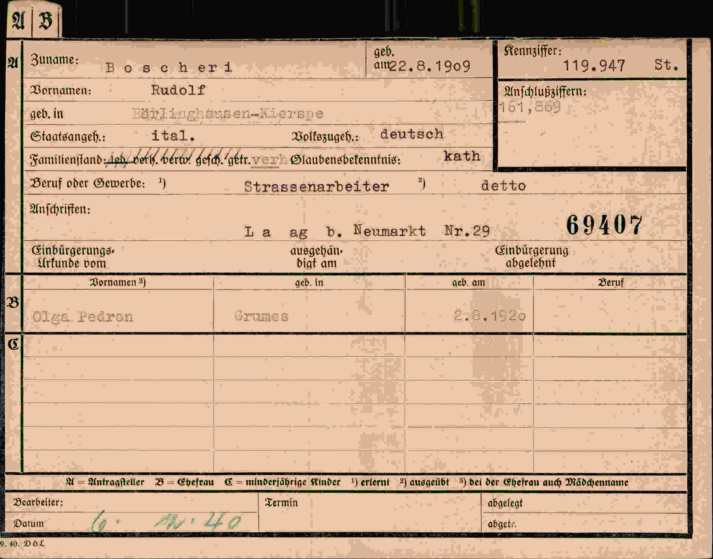 Dokument für Rudolf Boscheri