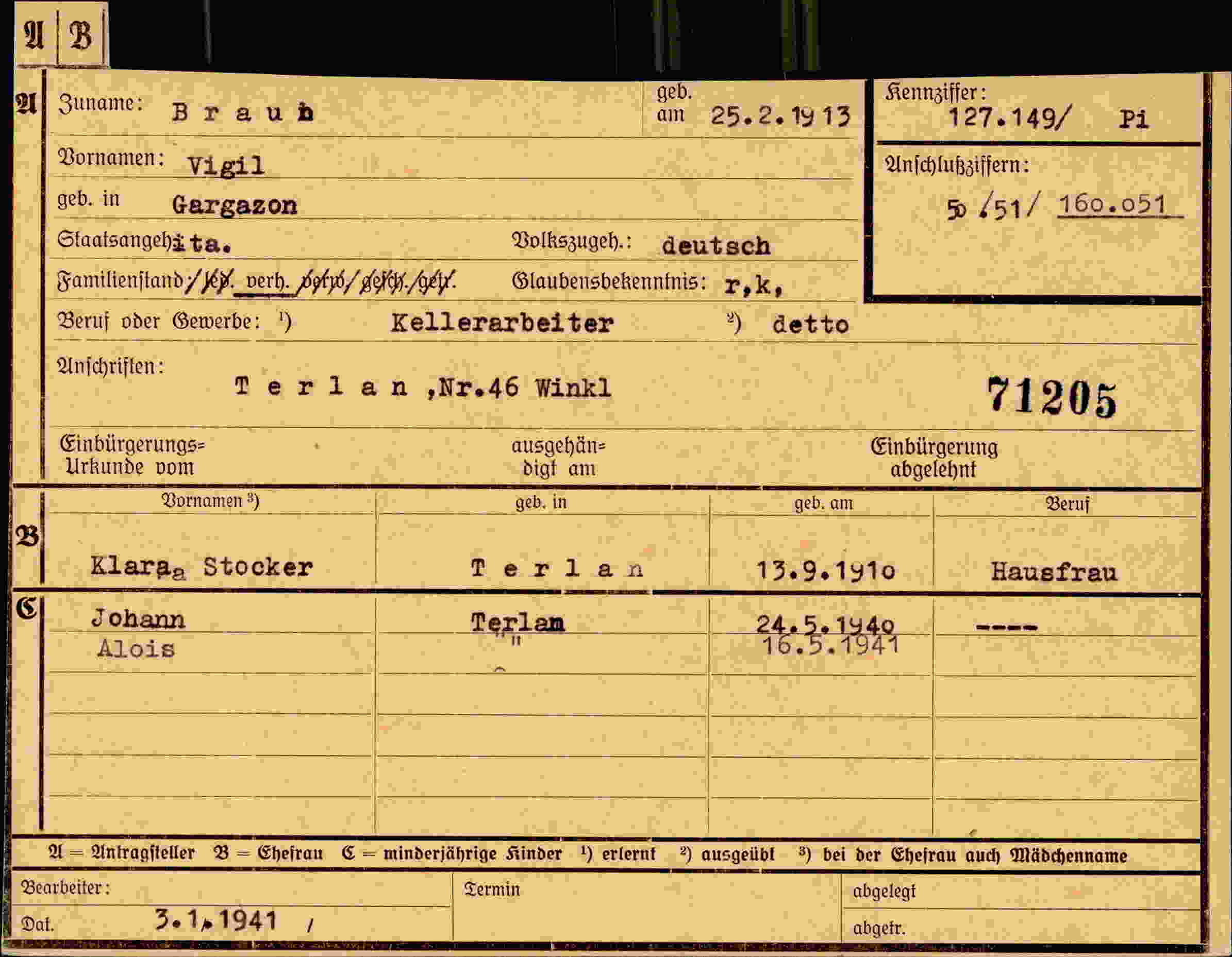 Dokument für Vigil Brauh