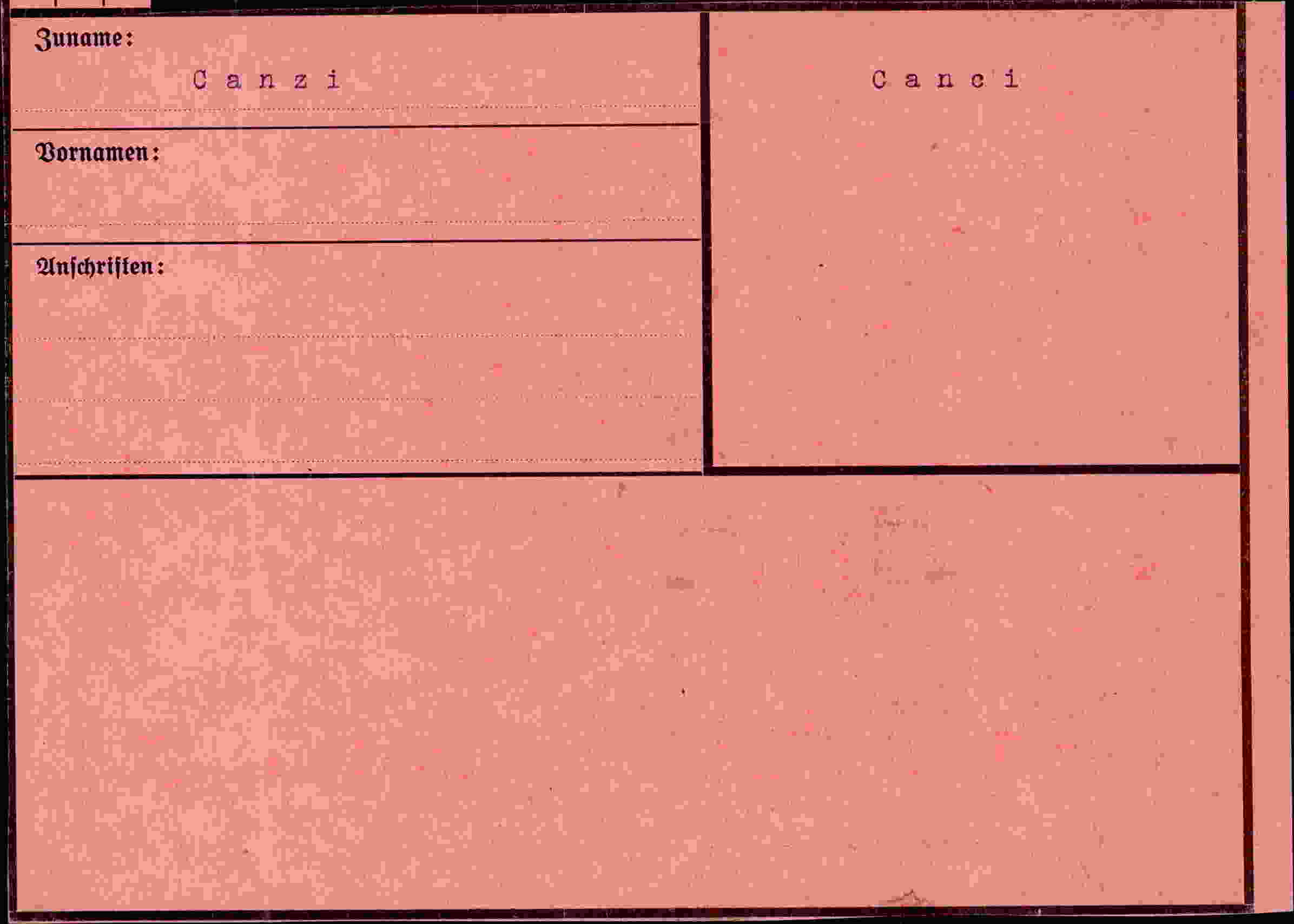 Dokument für None Canzi