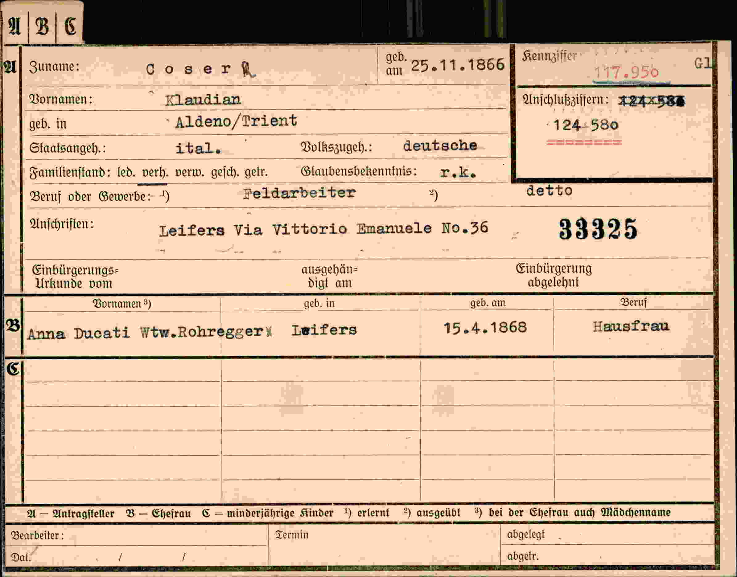Dokument für Klaudian Cöserk