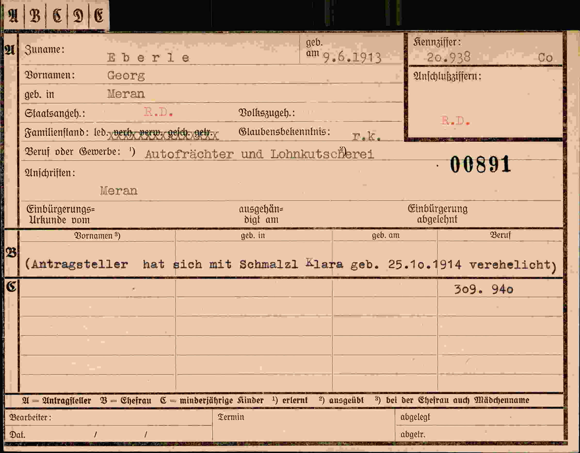 Dokument für Georg Eberle