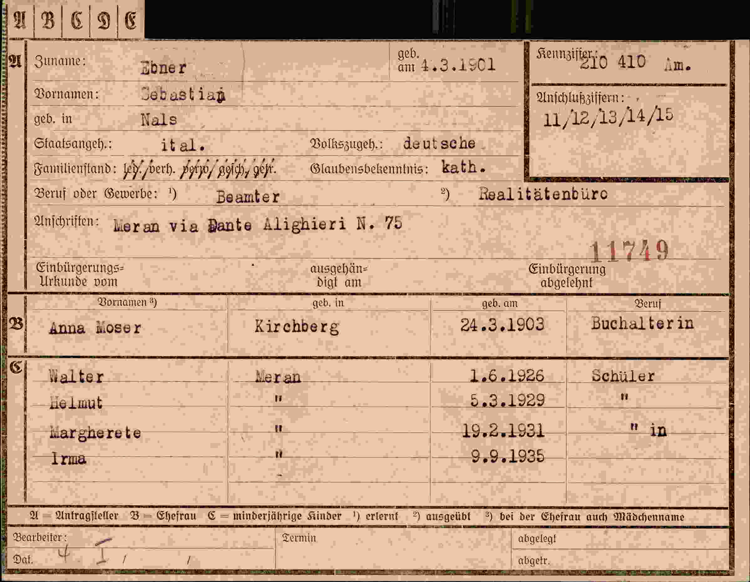 Dokument für Sebastian Ebner