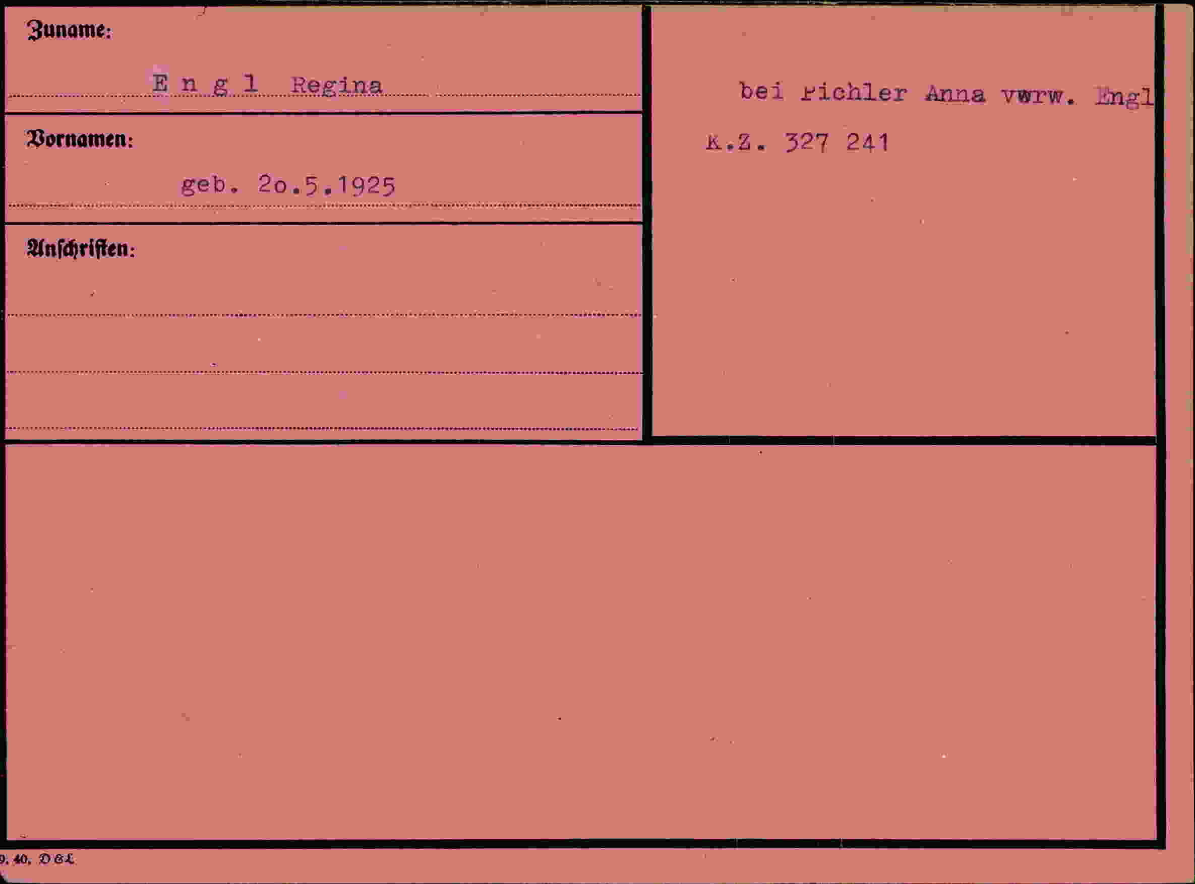 Vorderseite des Dokuments