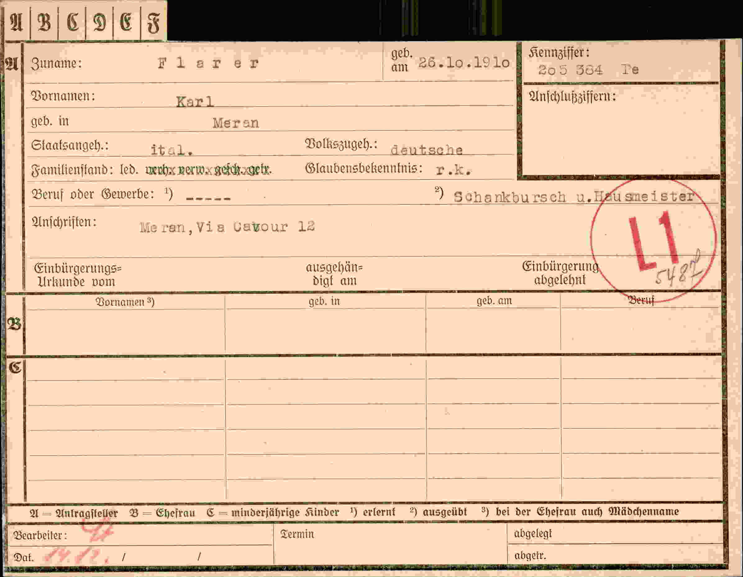 Dokument für  Flarer