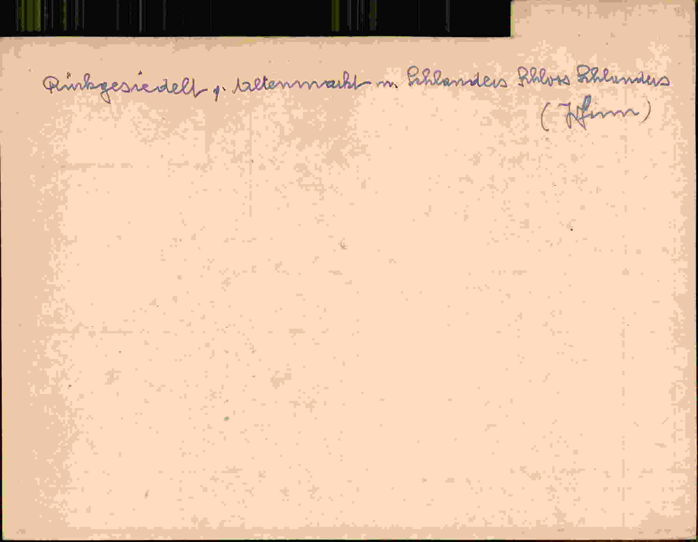 Rückseite des Dokuments