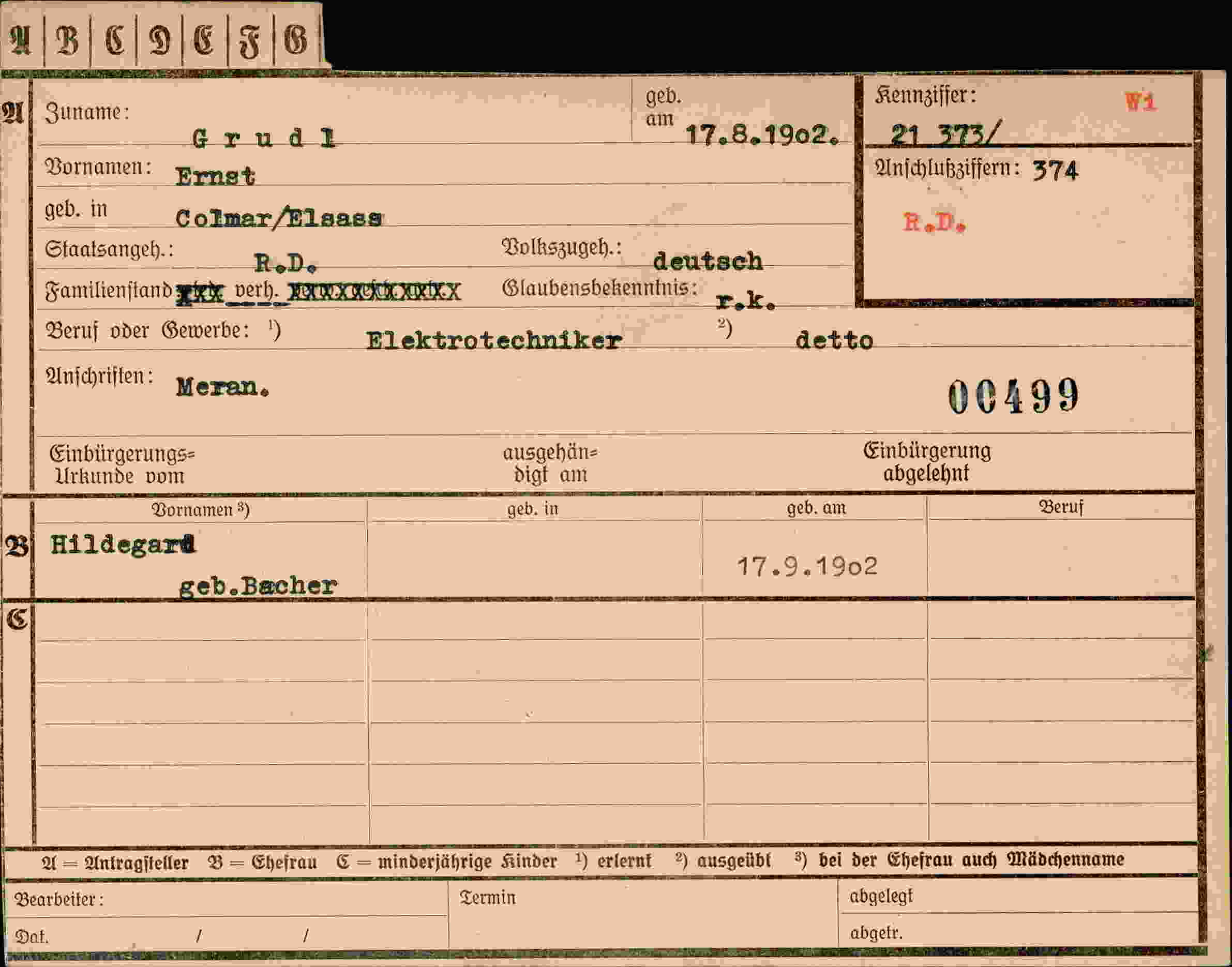 Dokument für Erns Grudl