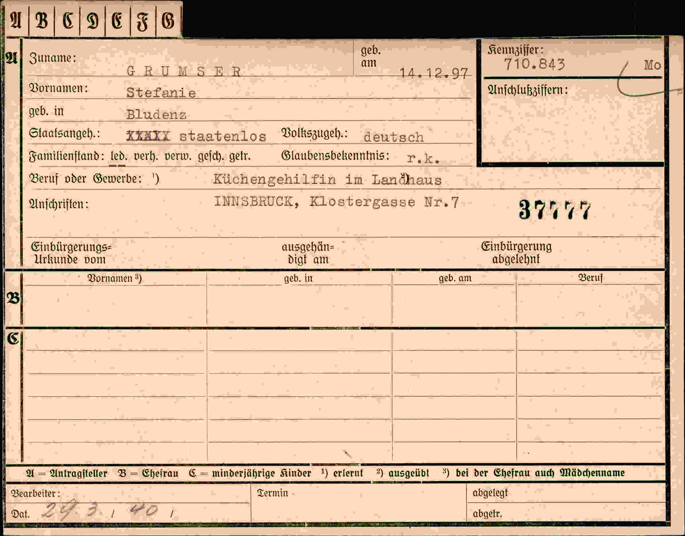 Dokument für Stefani Grumse