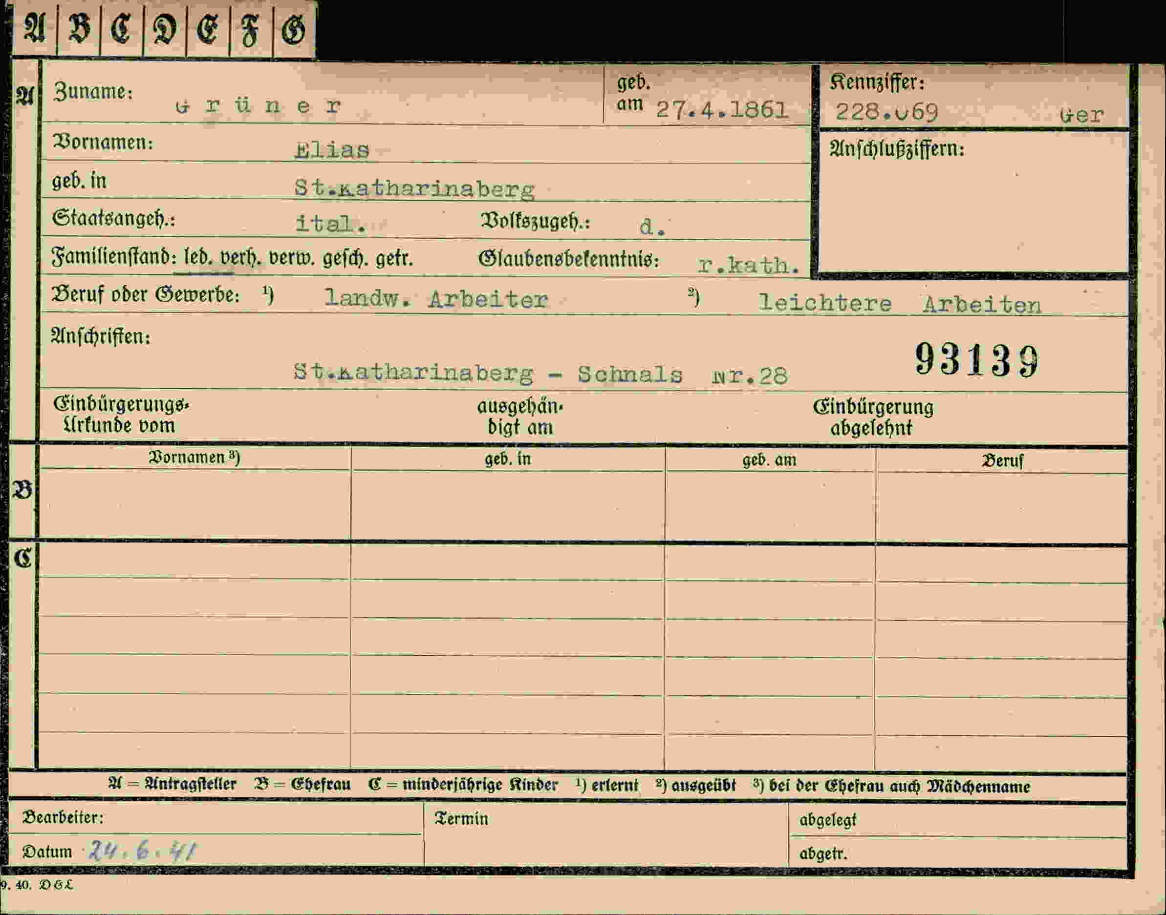 Dokument für Elias Grüner