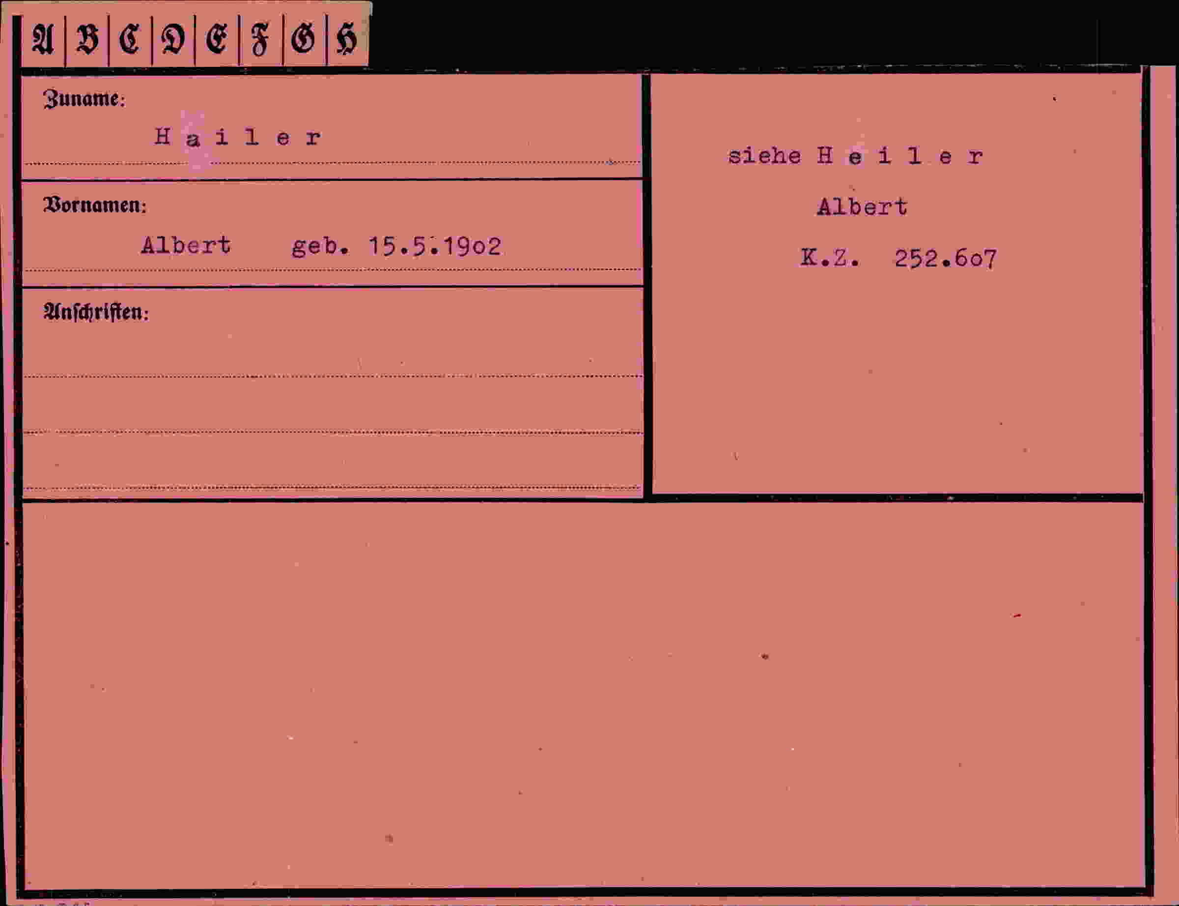 Dokument für Albert Hailer