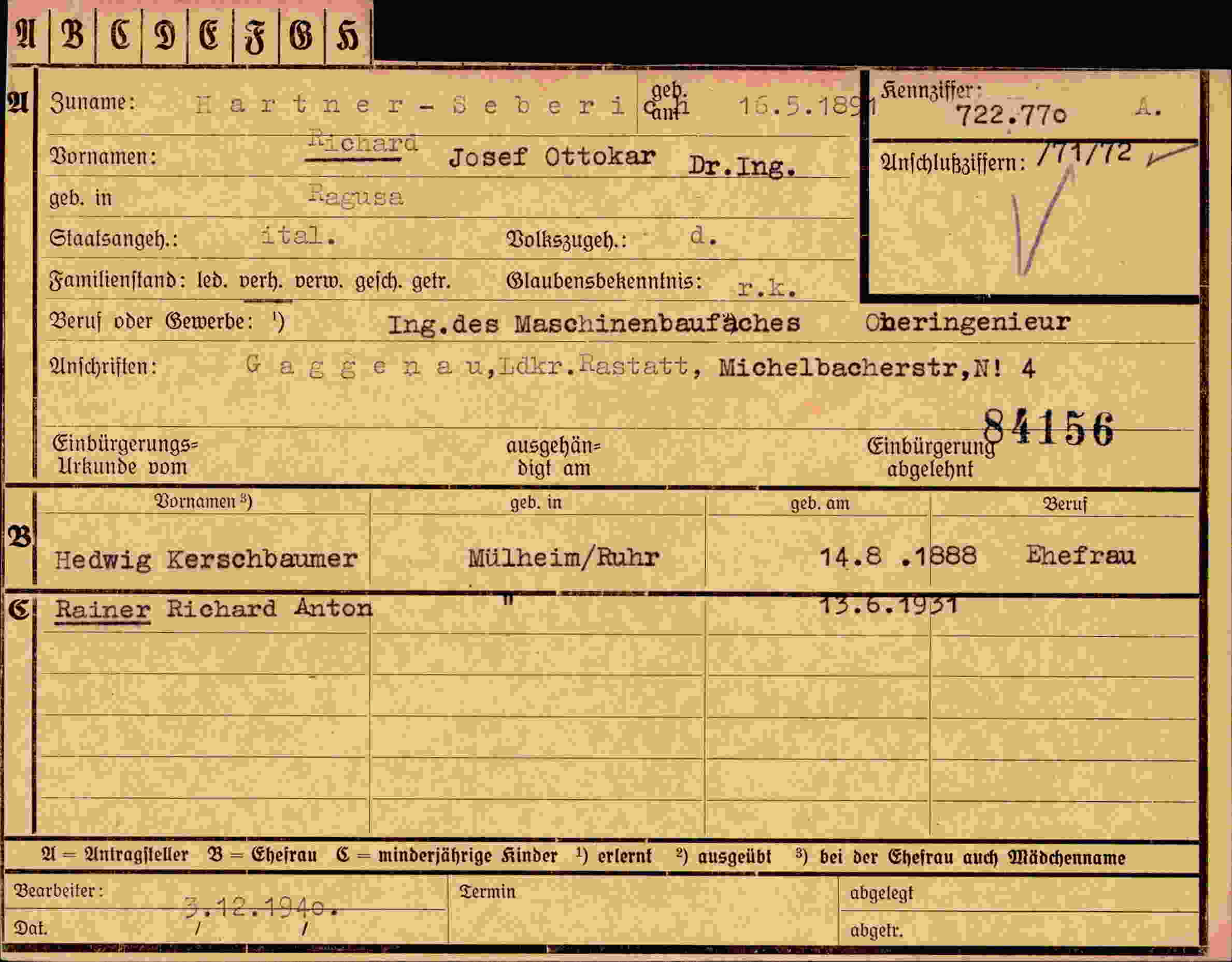 Dokument für Richard Hartner - Seberi Camf