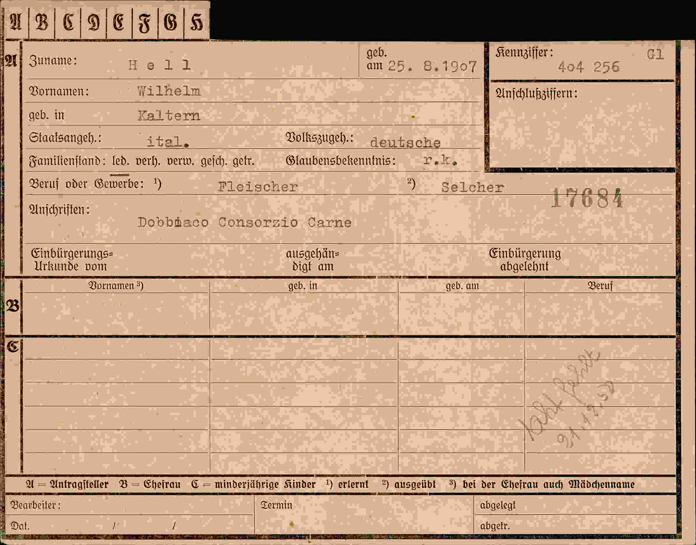 Dokument für Wilhelm Heil