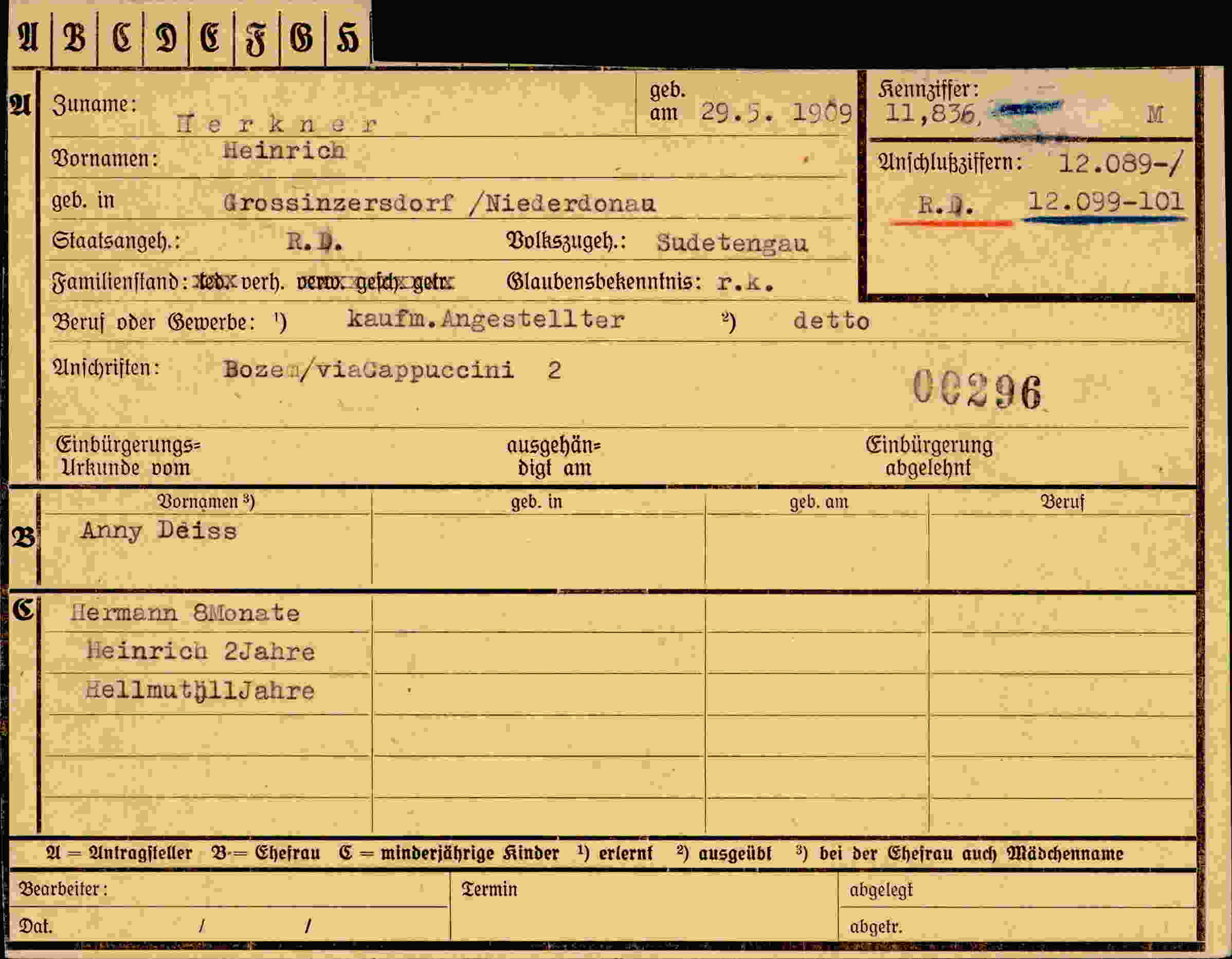Dokument für Heinrich Herkner