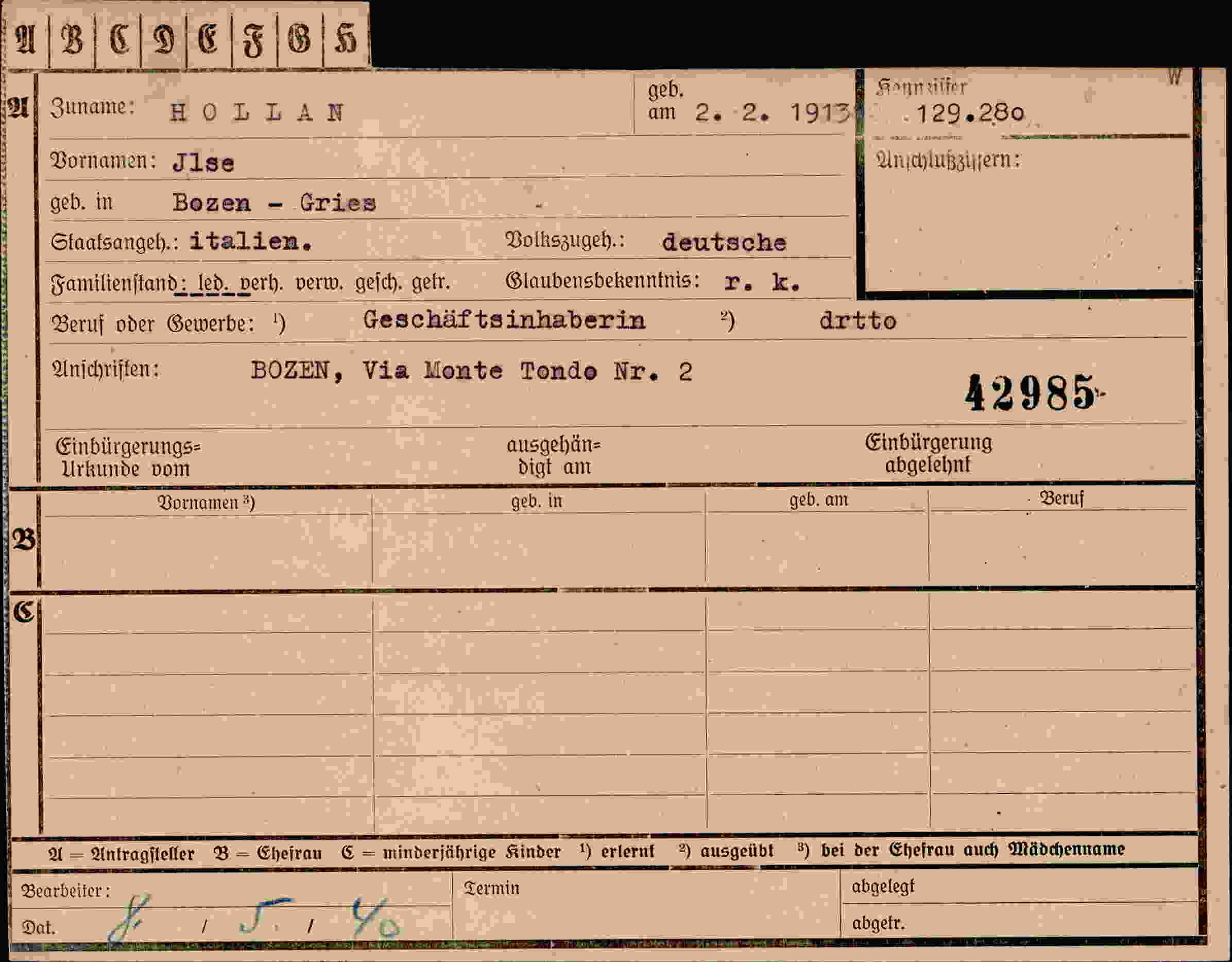 Dokument für Jlse Hollan