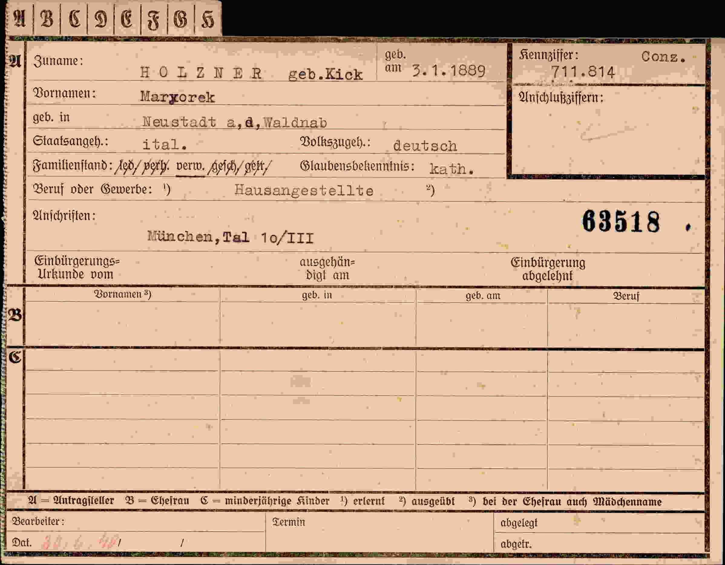 Dokument für Maryorek Holzner