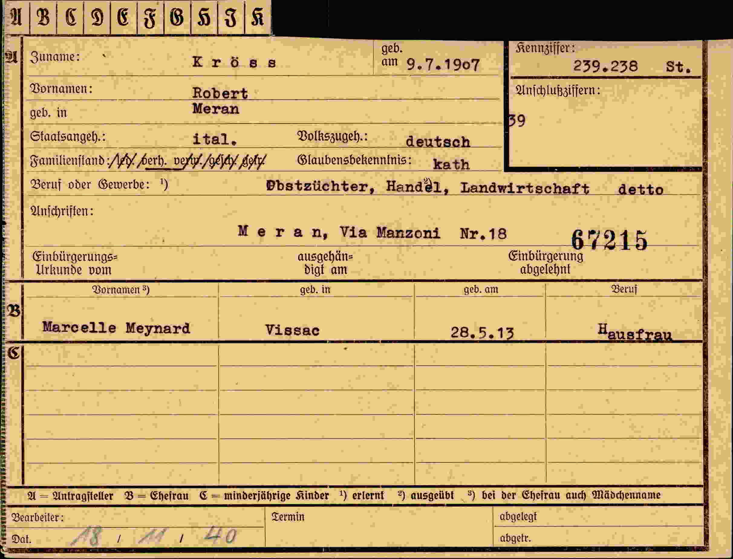 Dokument für Robert Kröss
