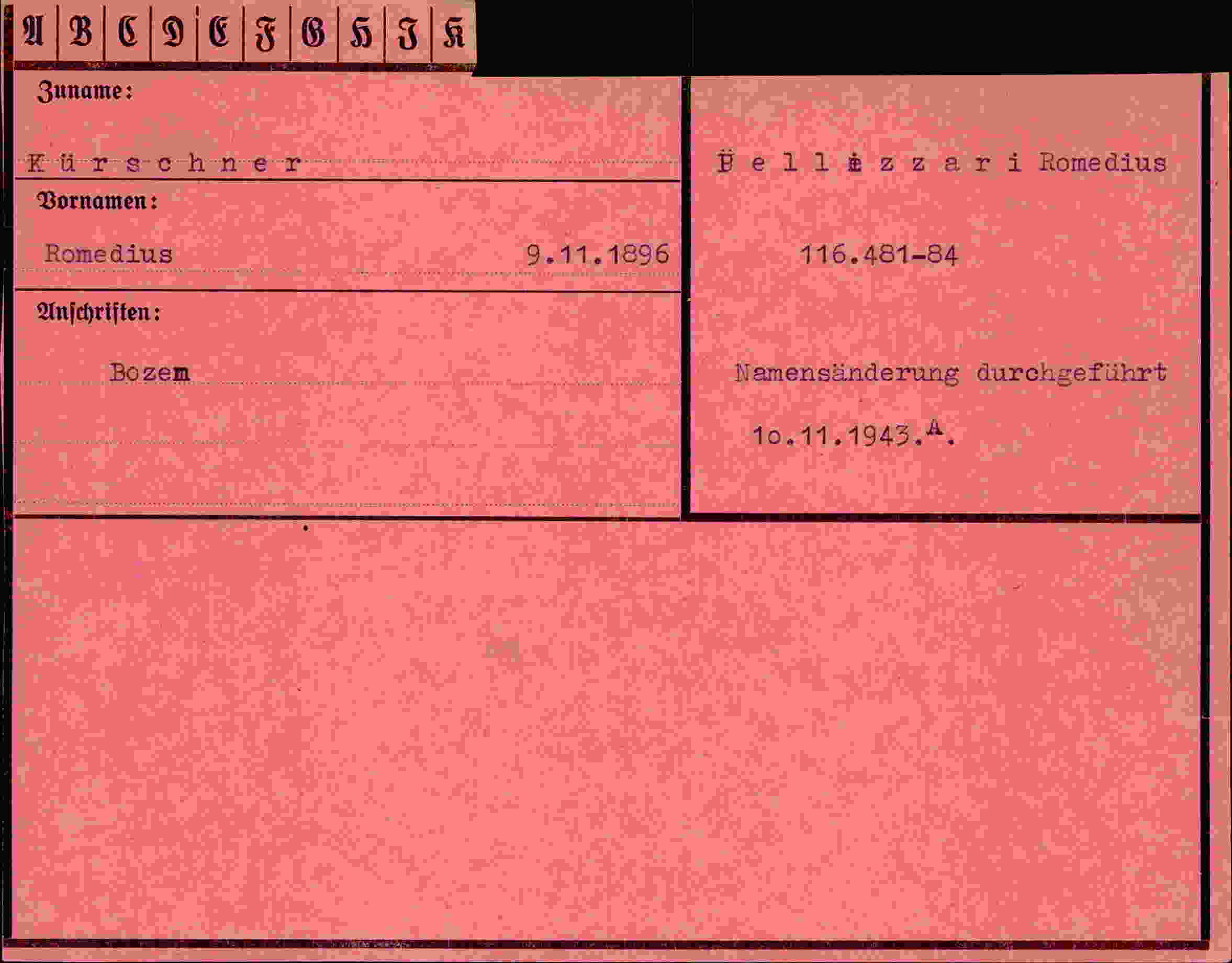 Dokument für Romedius Kürschner