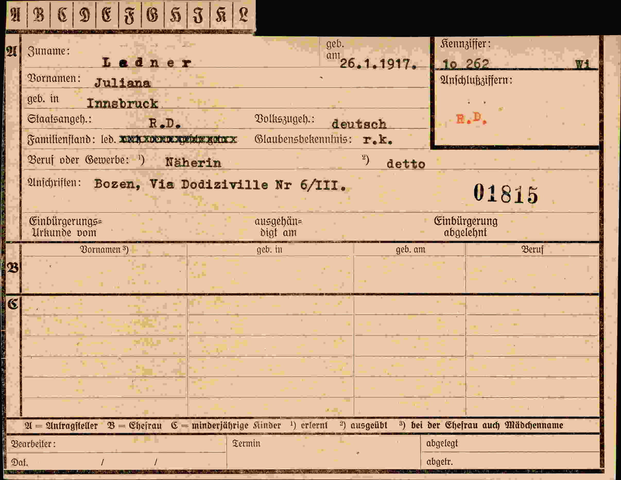 Dokument für Juliar Ladner