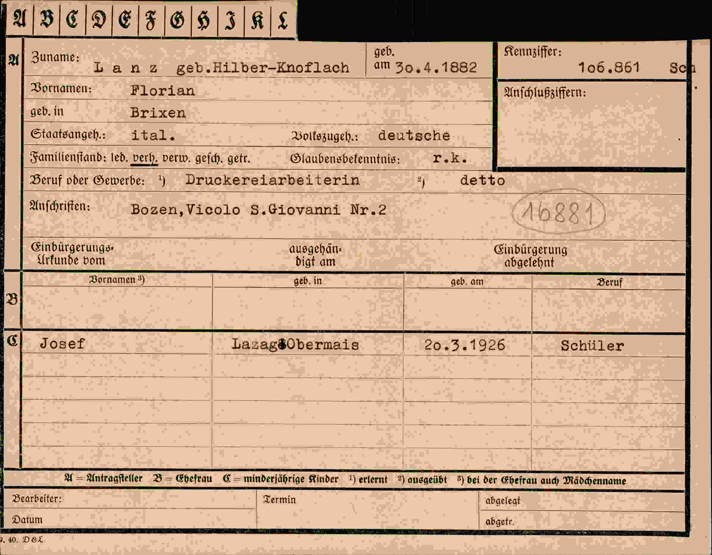 Dokument für Florian Lanz