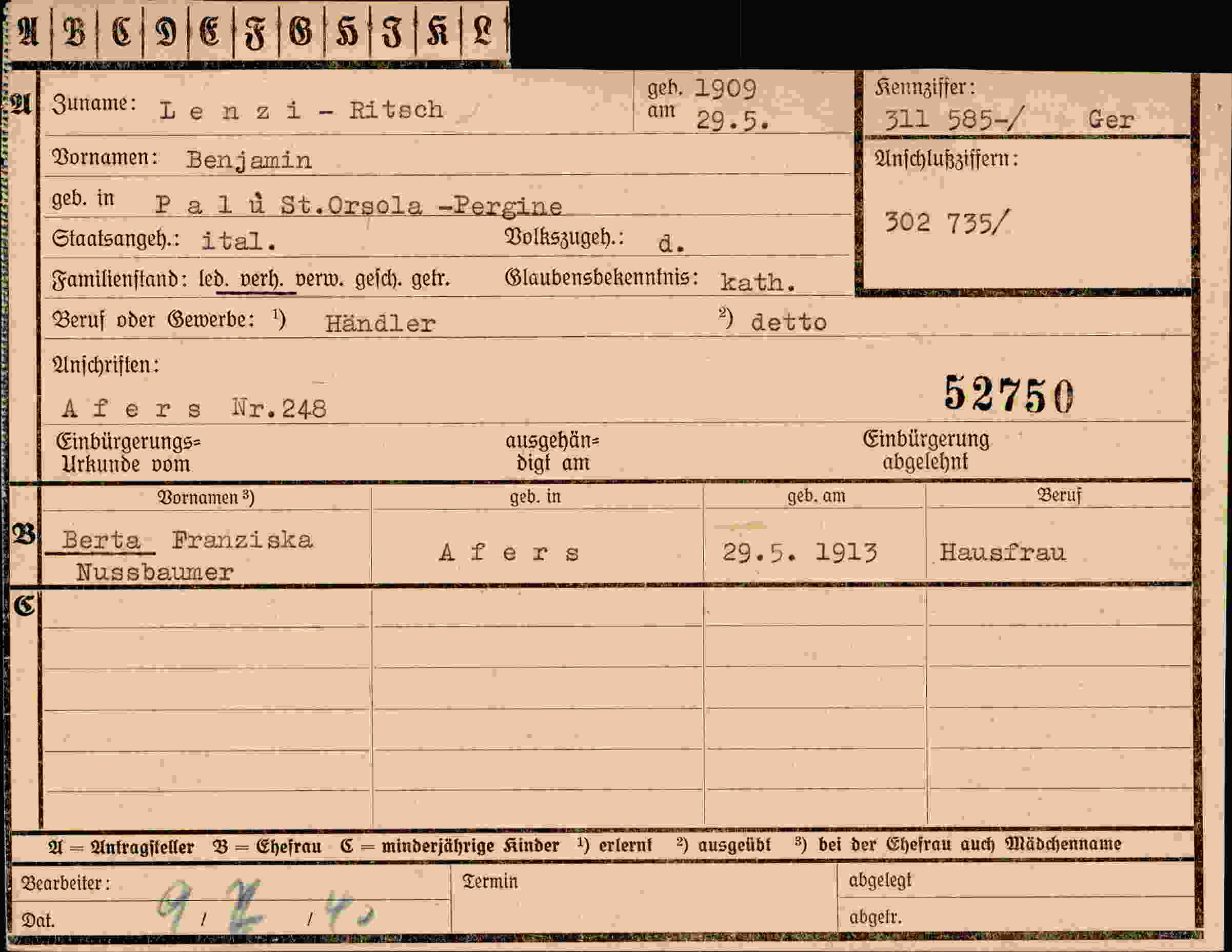 Dokument für Benjamin Lenz