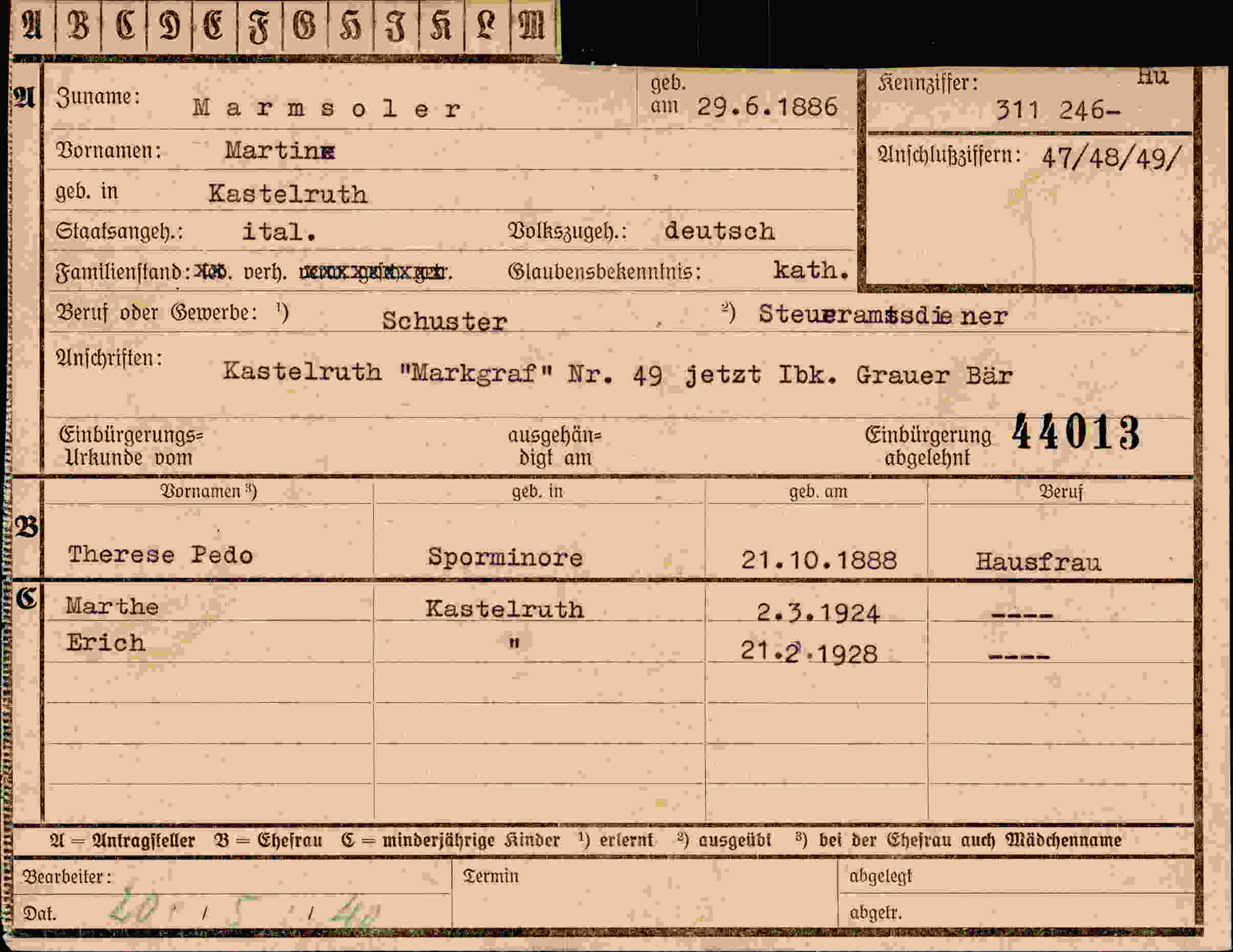 Dokument für Martin Marmsoler