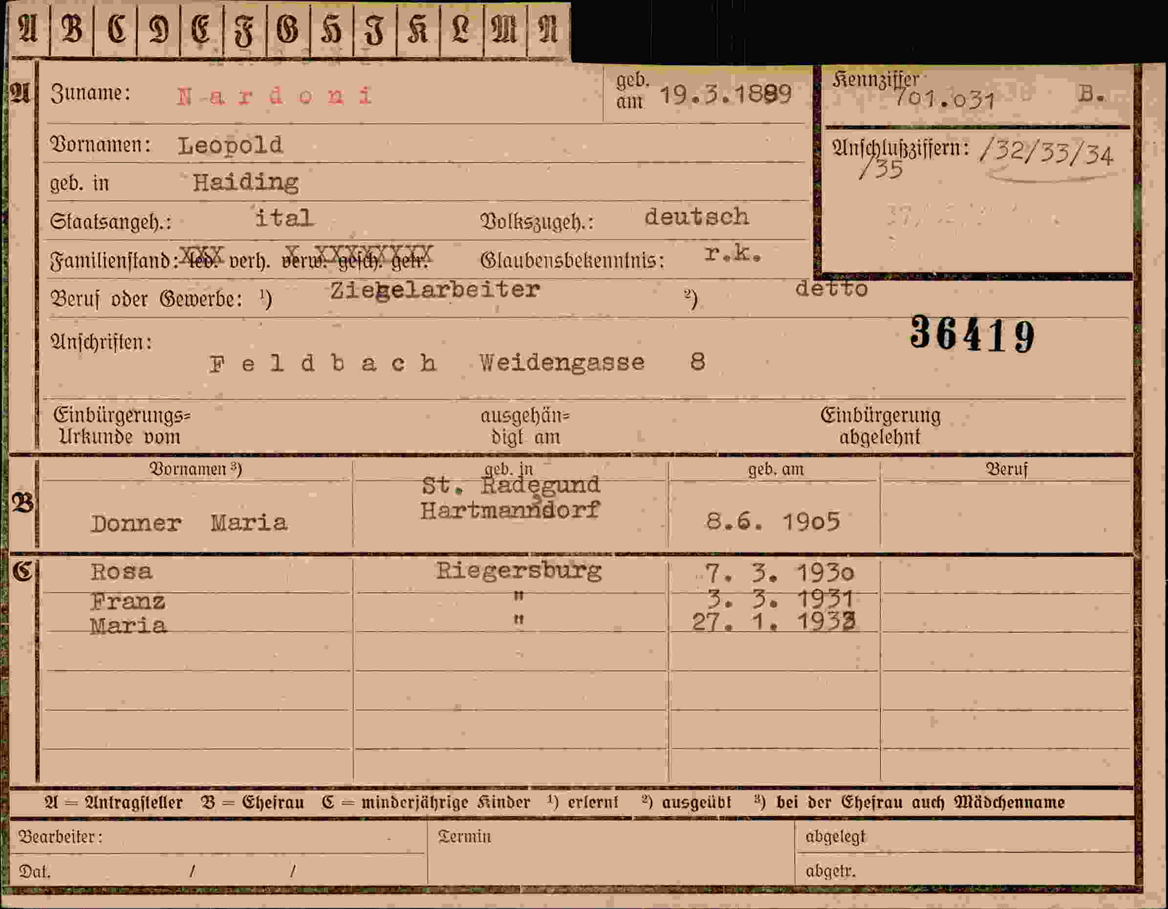Dokument für Leopold Nardoni