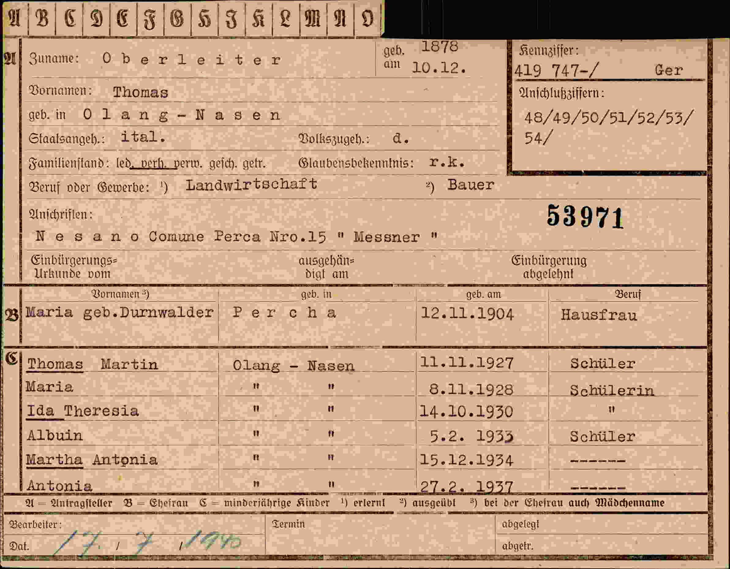Dokument für Thomas Oberleiter