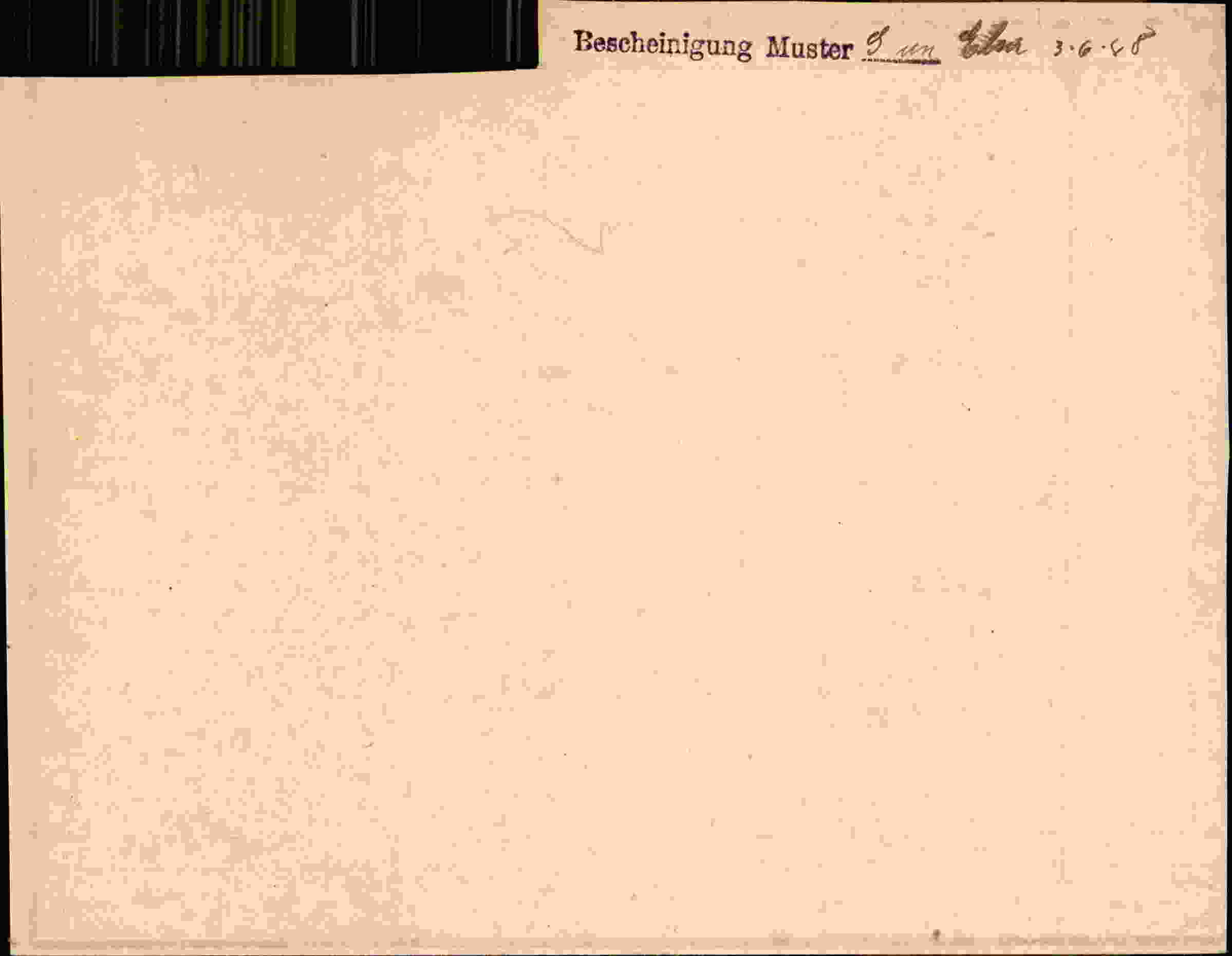 Rückseite des Dokuments