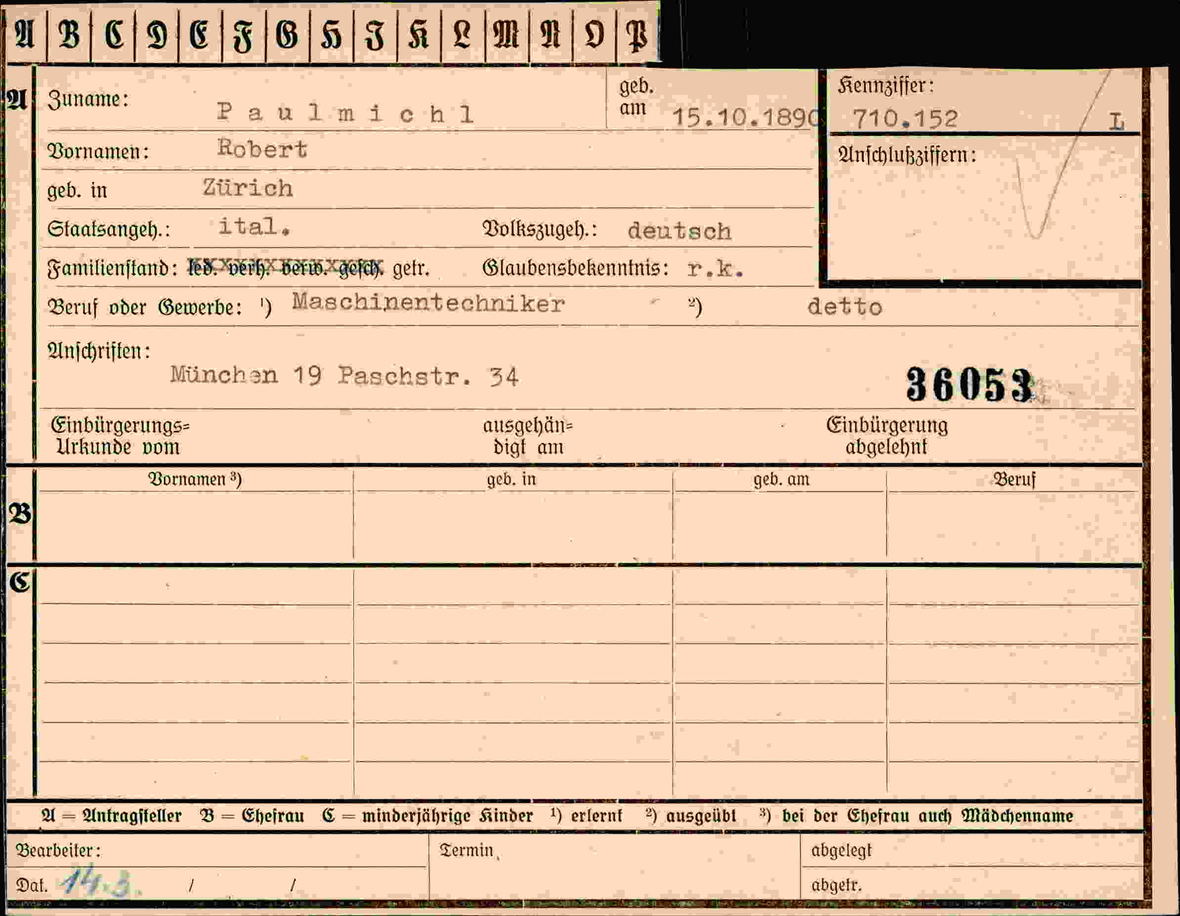 Dokument für Robert Paulmichl