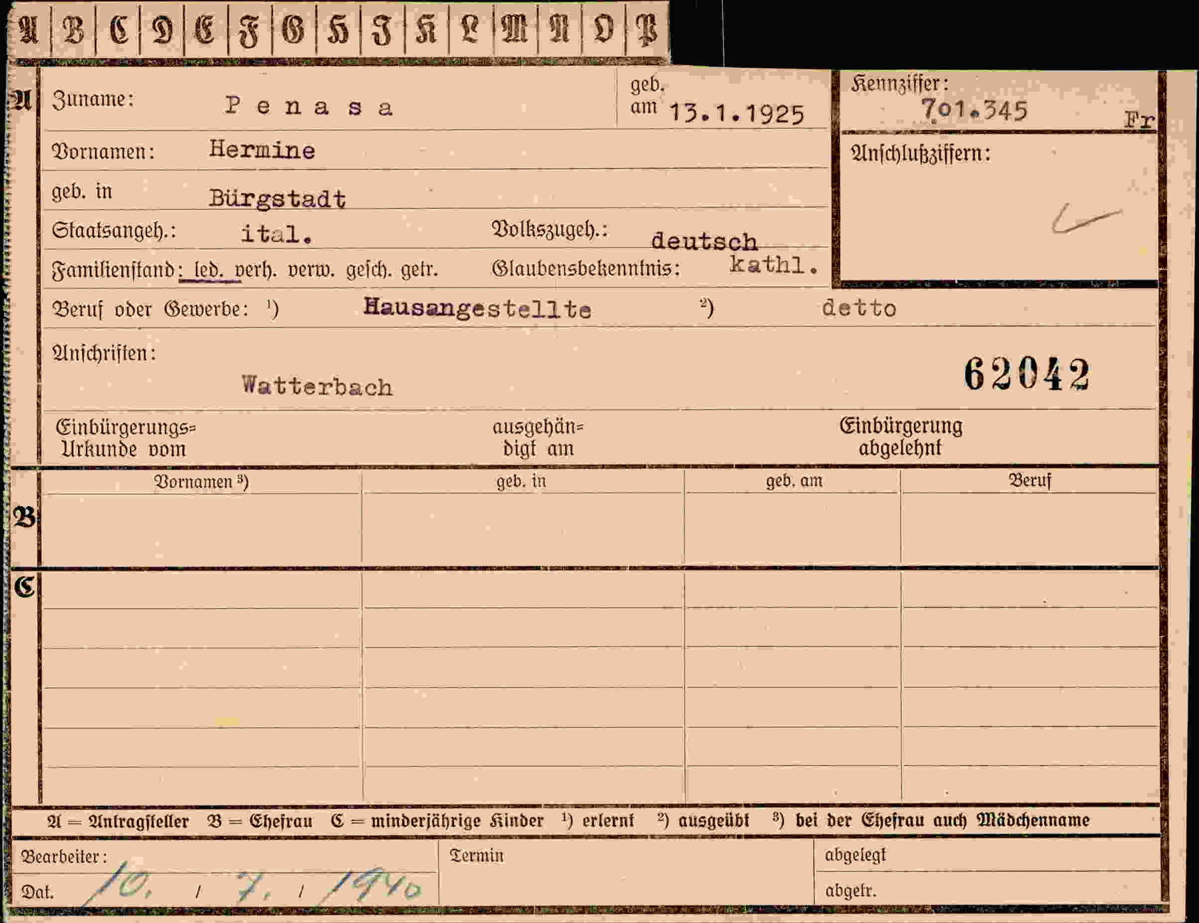 Dokument für Hermine Penasa