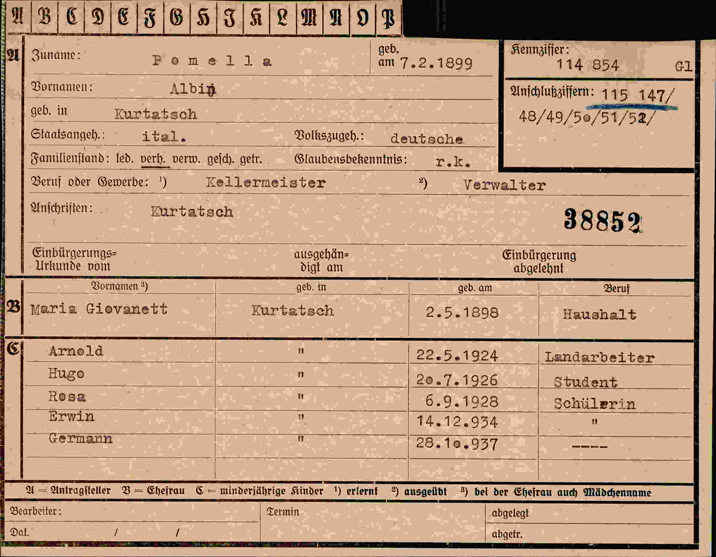 Dokument für Albij Pomella