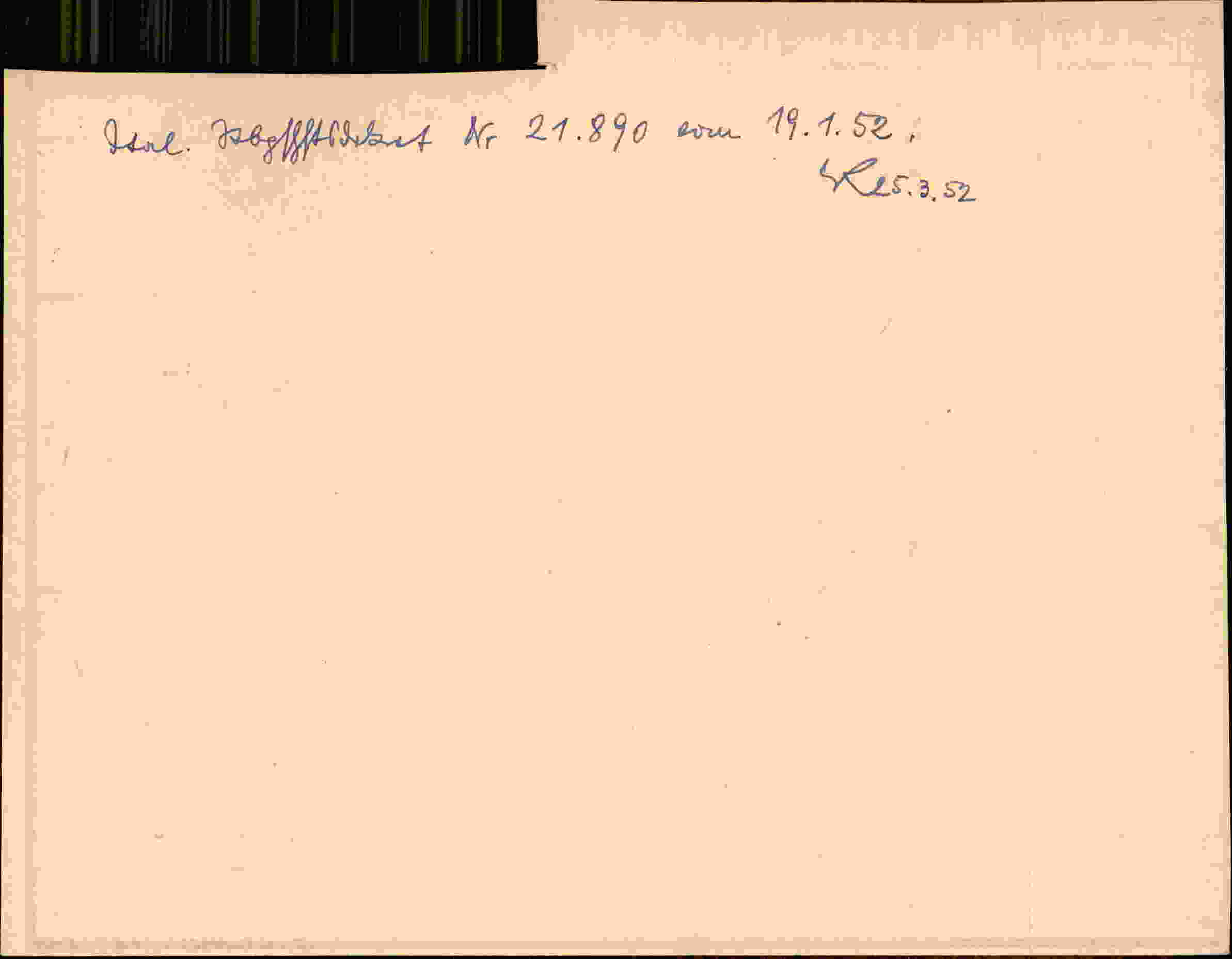 Rückseite des Dokuments