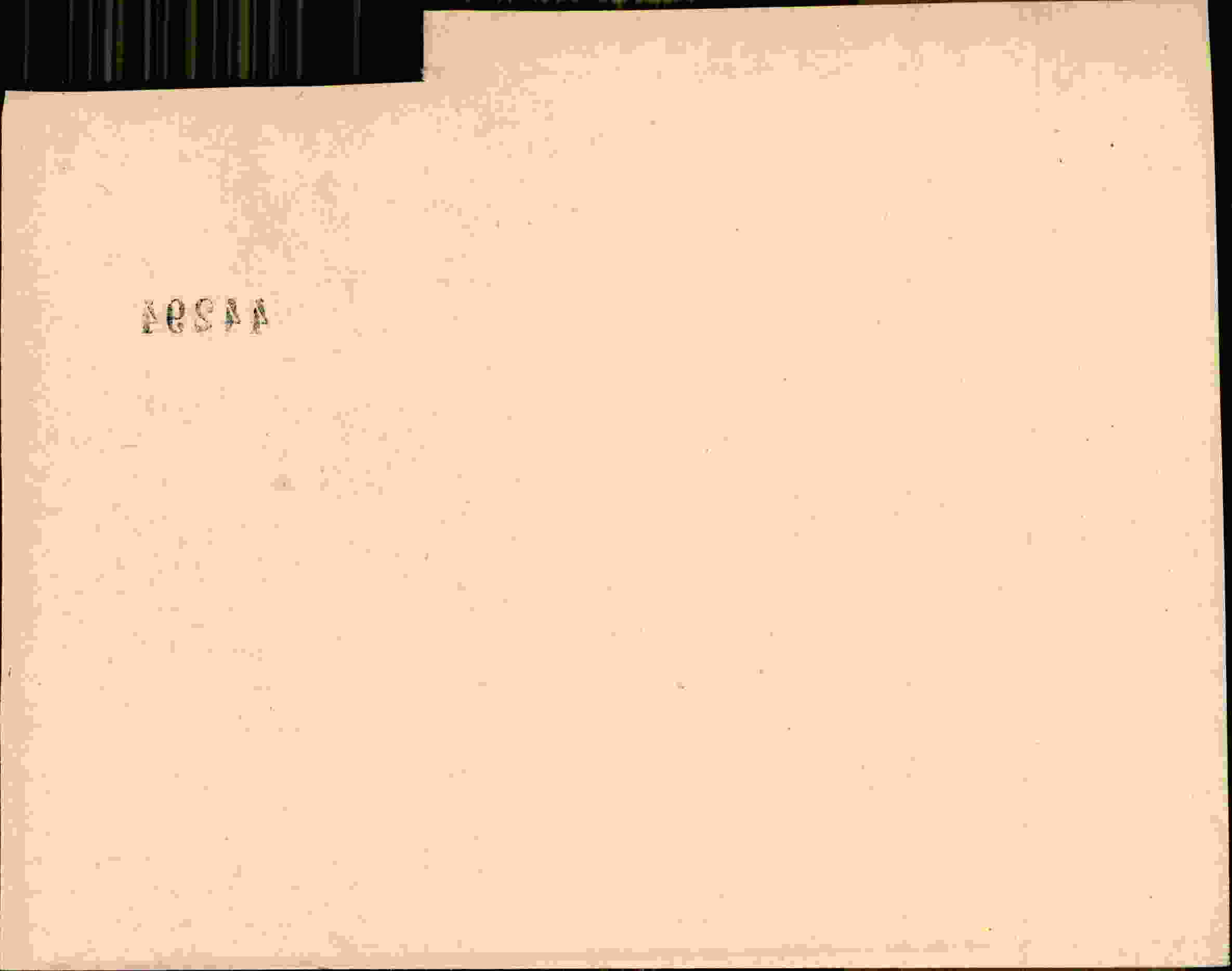Rückseite des Dokuments