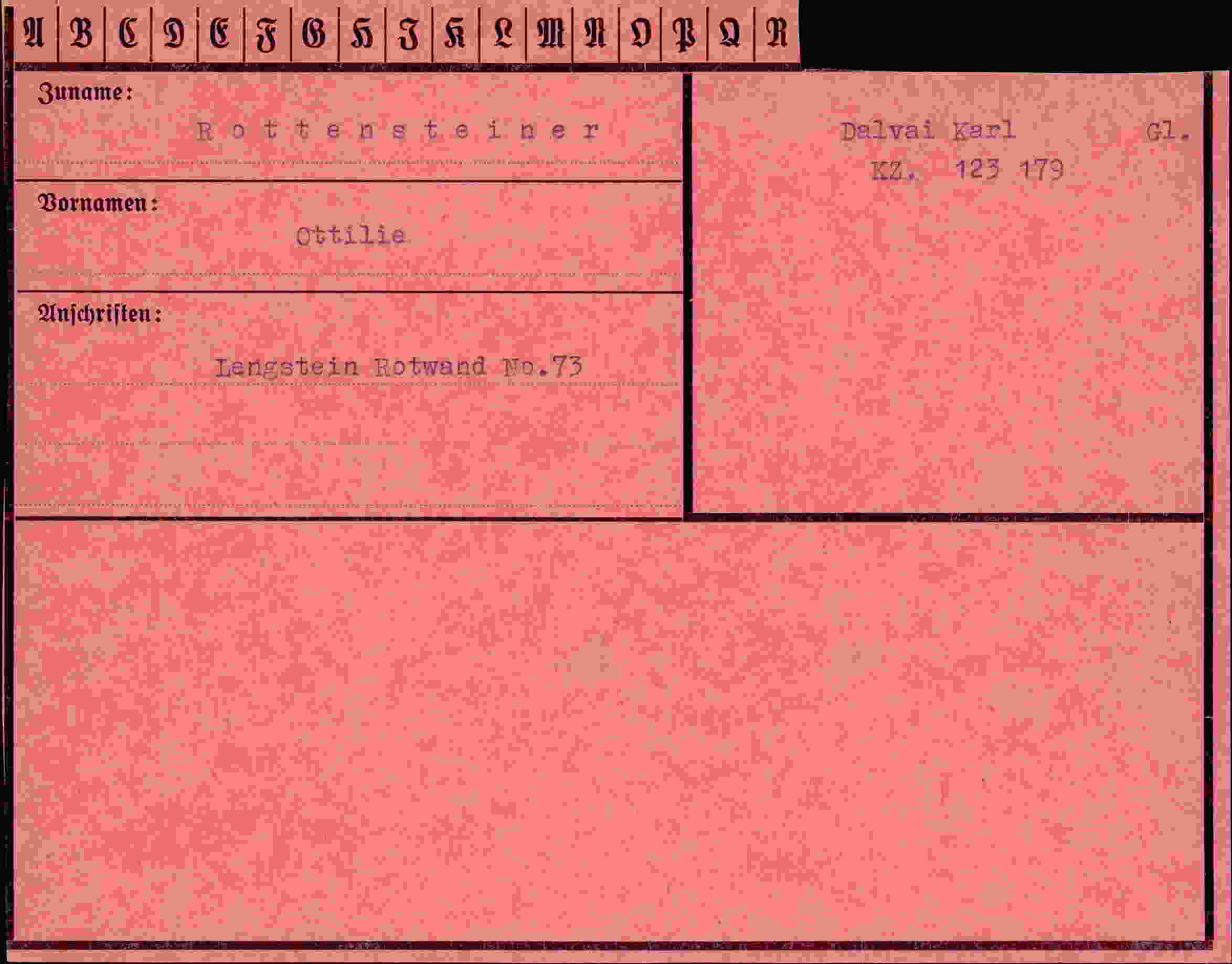Dokument für Ottilie Rottensteiner