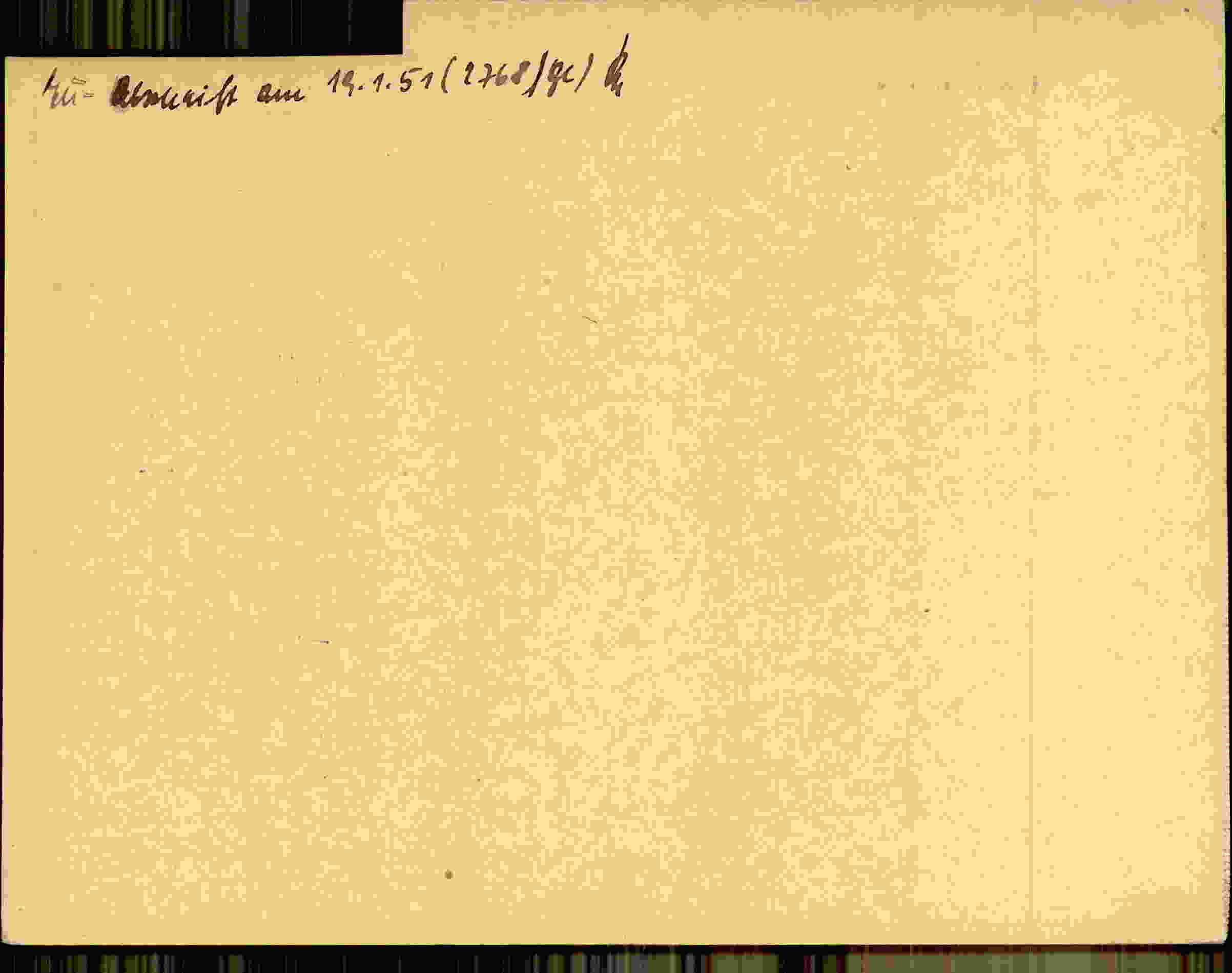 Rückseite des Dokuments