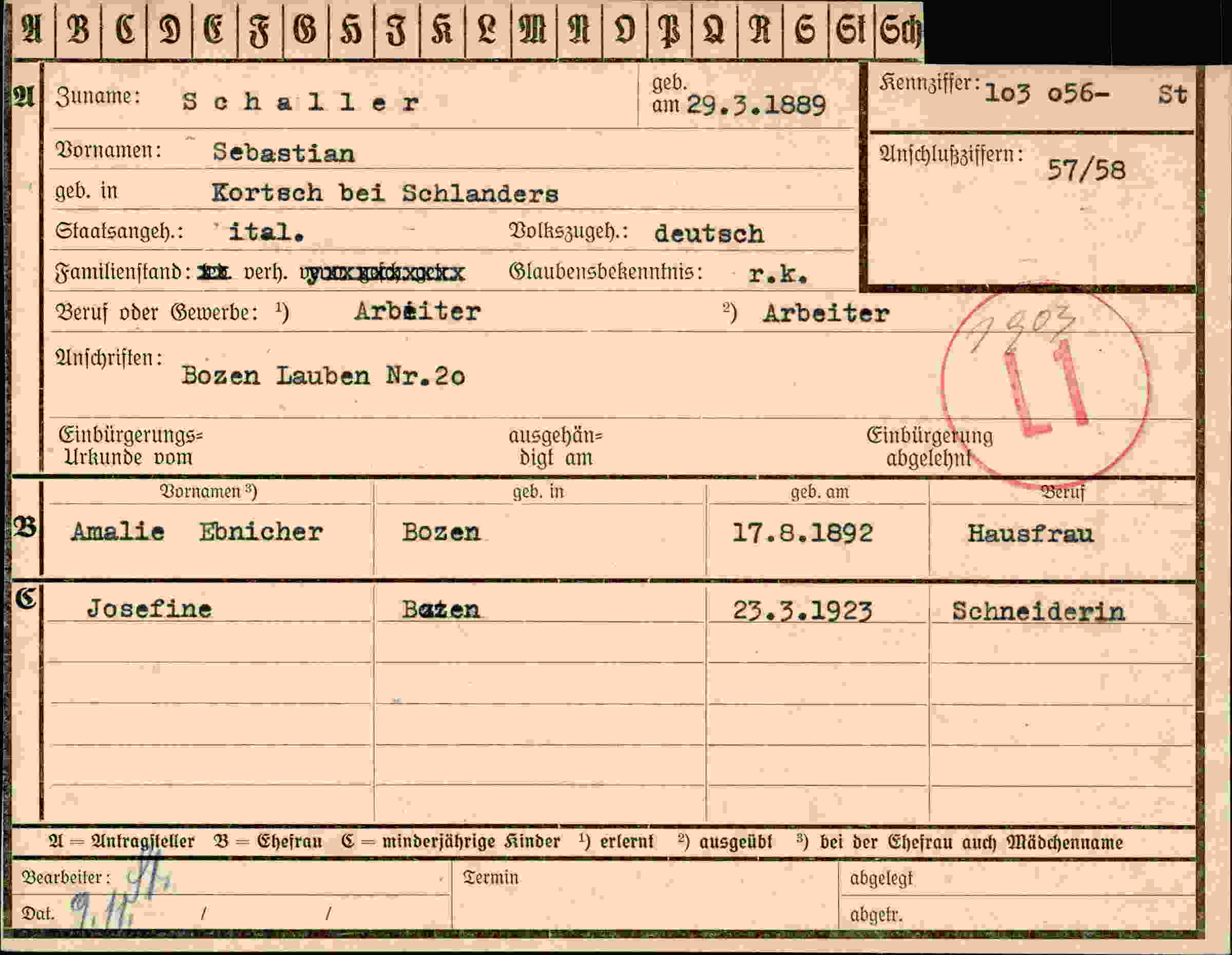 Dokument für Sebastian Schaller