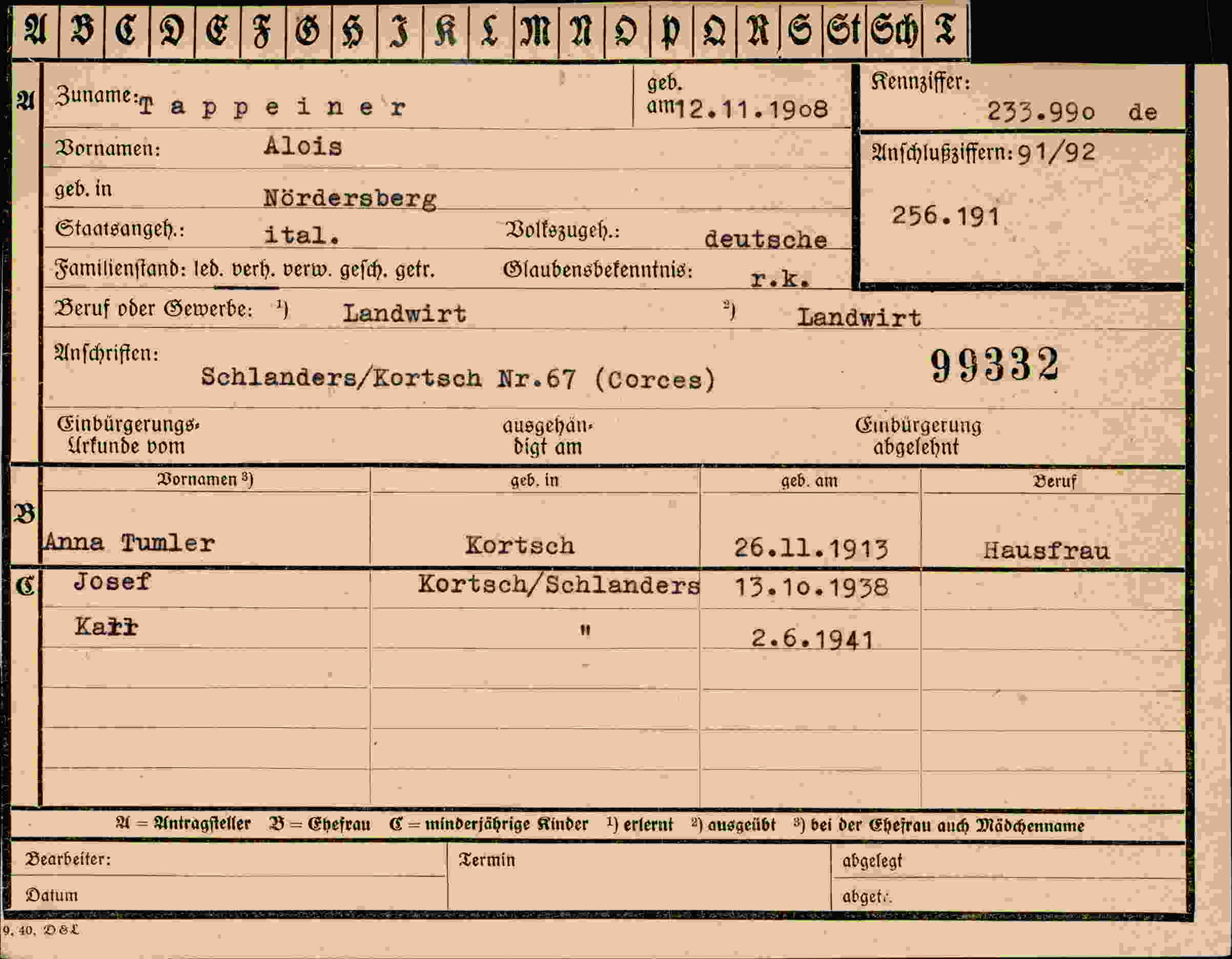 Vorderseite