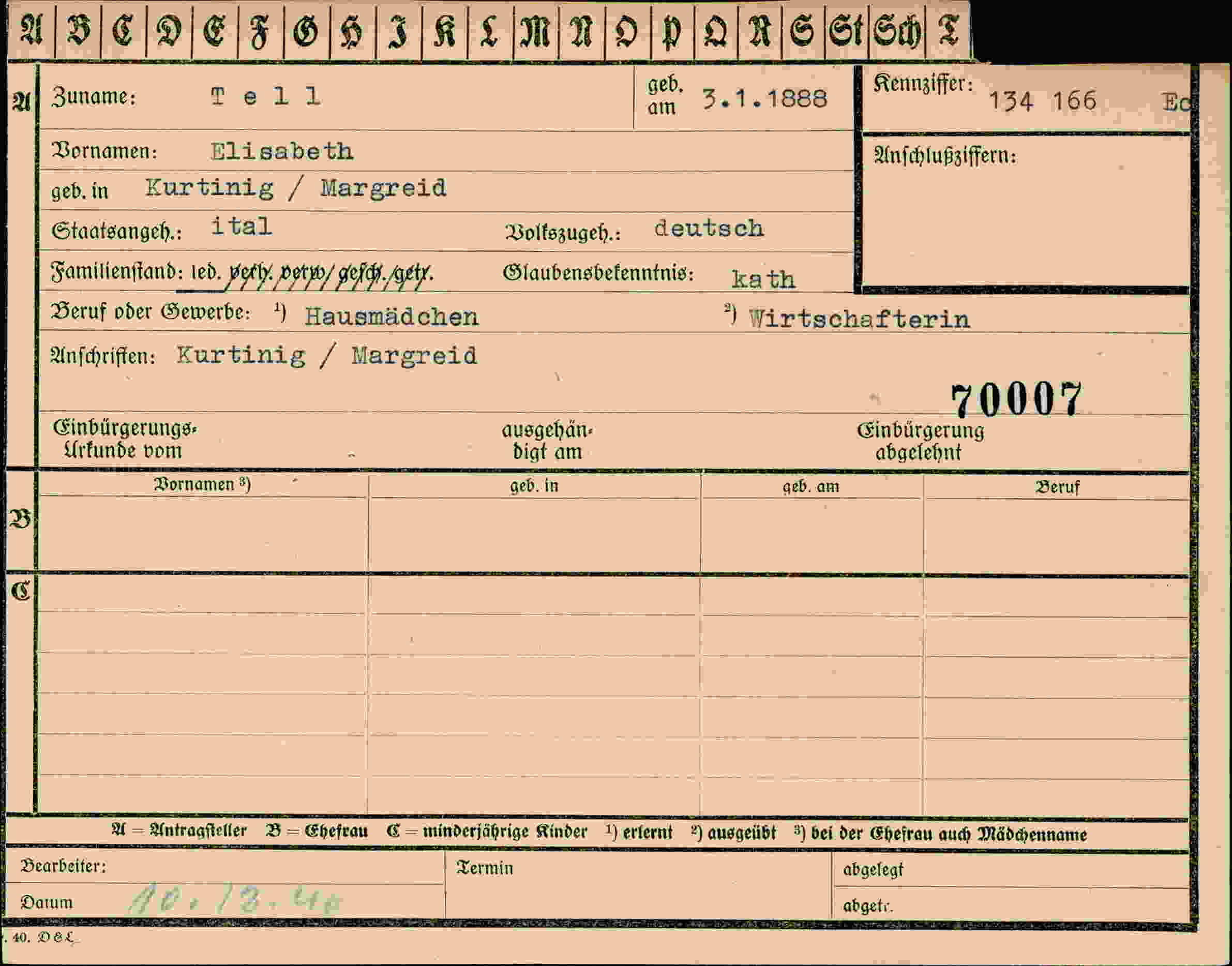 Dokument für Elisabeth Teil