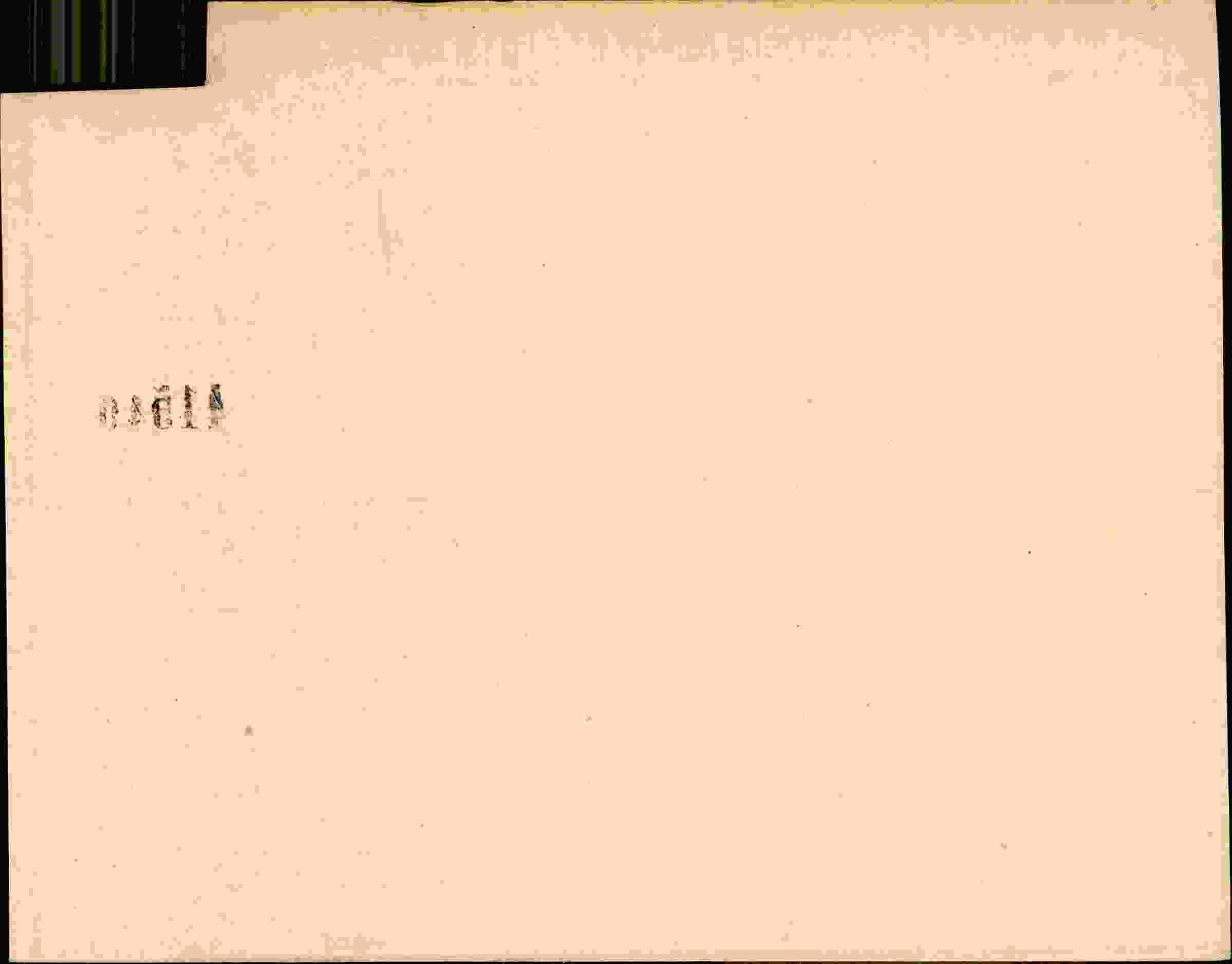 Rückseite des Dokuments