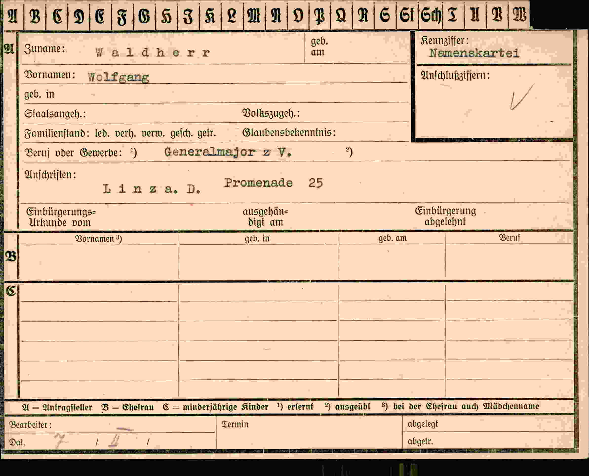 Dokument für Wolfgang Waldherr