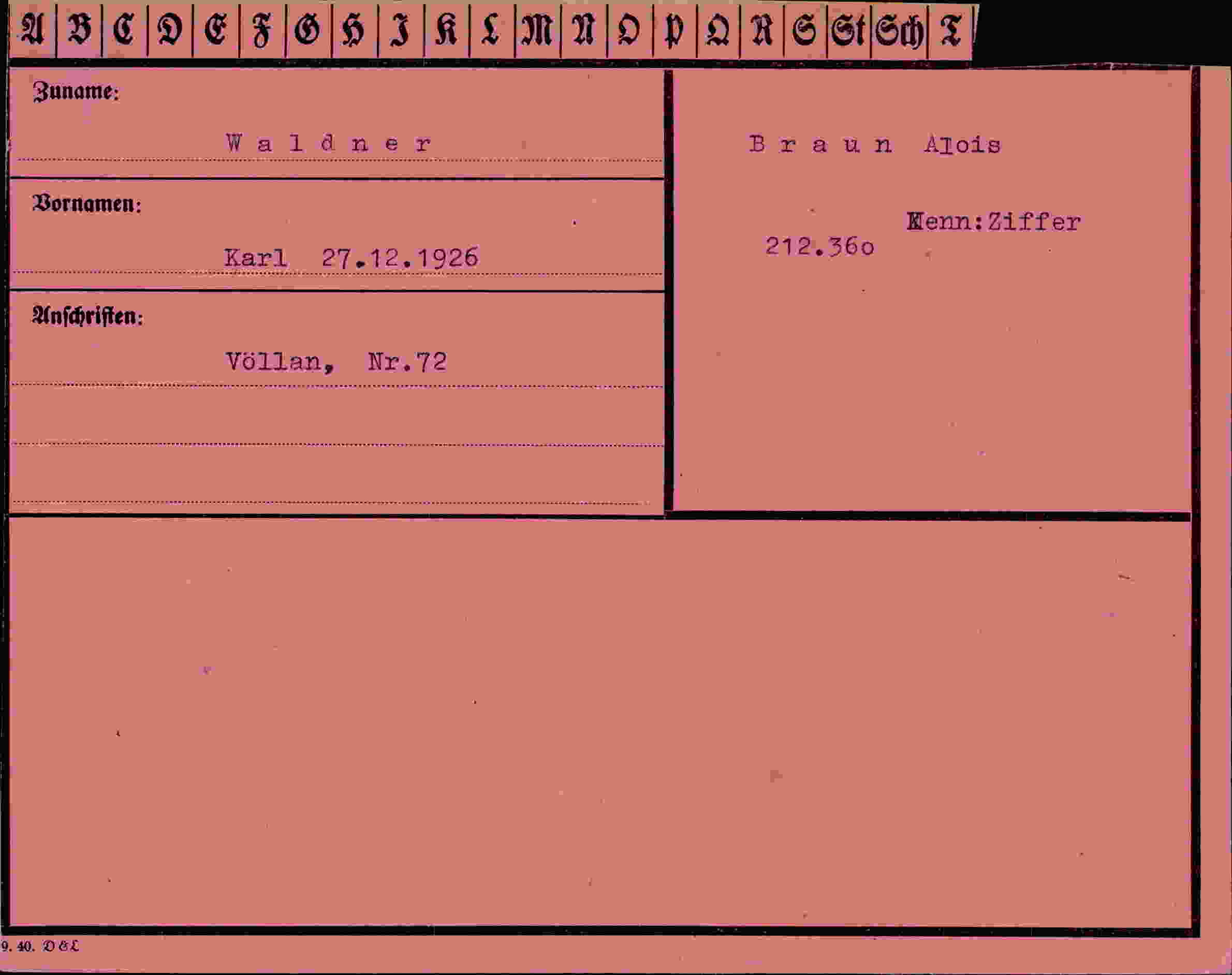 Dokument für Karl Waldner