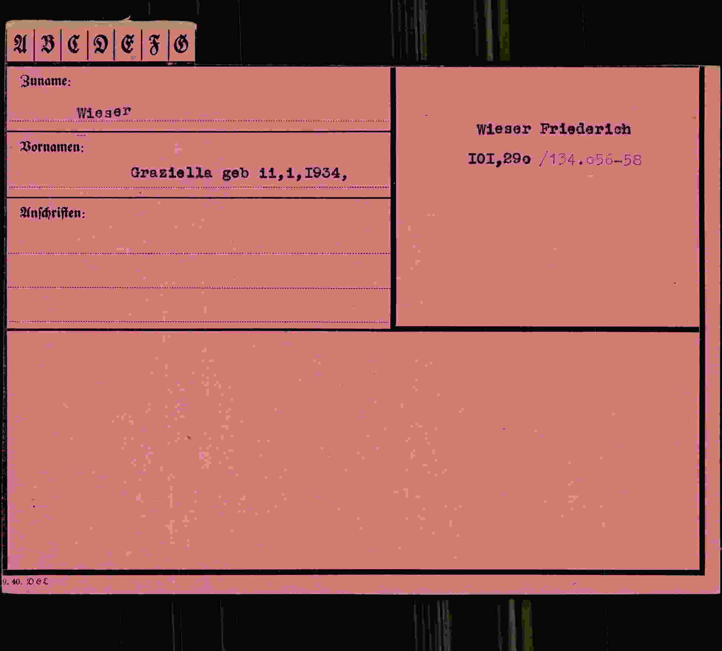 Dokument für Graziella Wieser